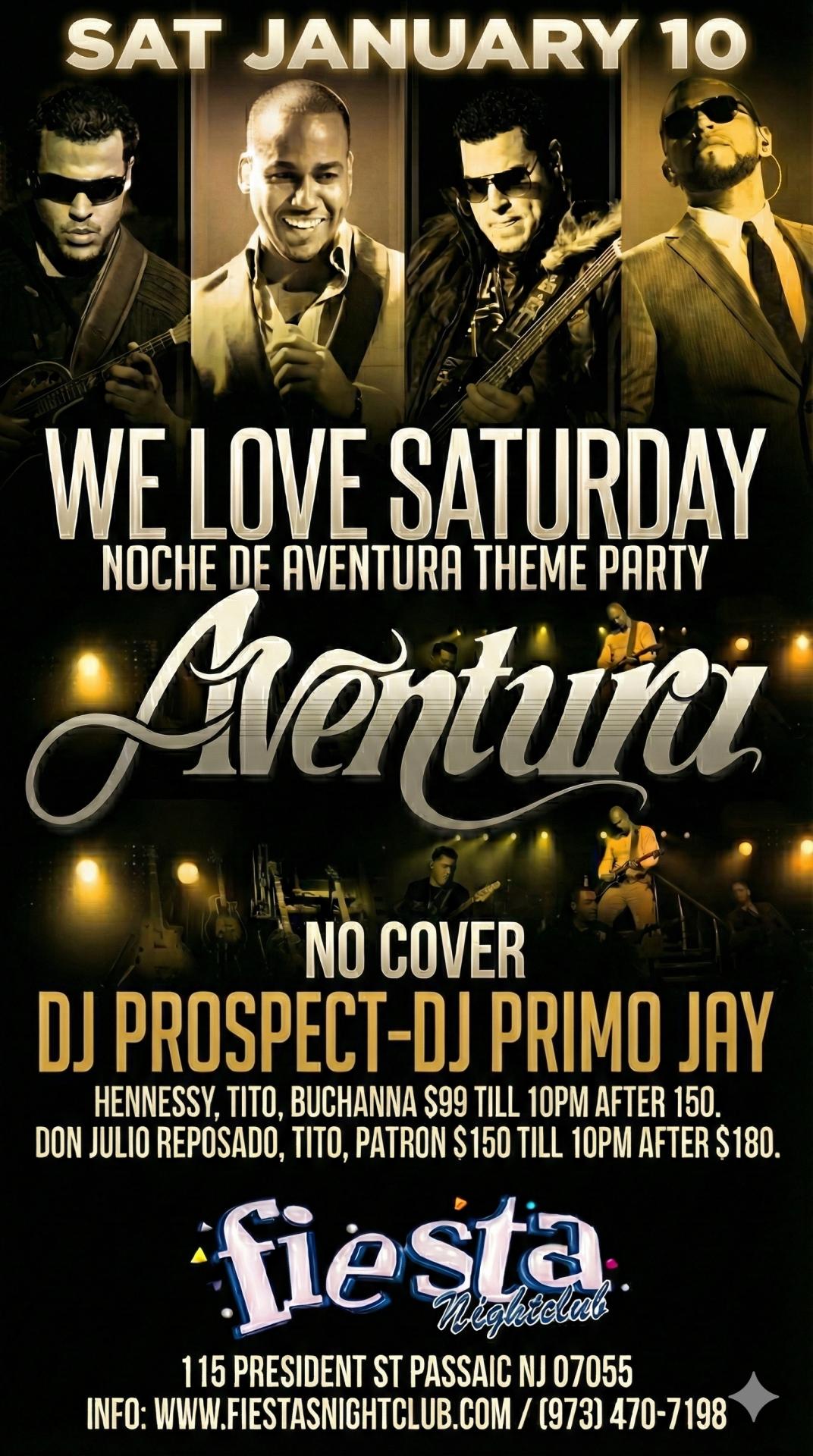 Buy tickets for NOCHE DE AVENTURA THEME PARTY - BAILANDO Y TOCANDO TODOS SUS EXITOS NOCHE DE AVENTURA THEME PARTY - BAILANDO Y TOCANDO TODOS SUS EXITOS