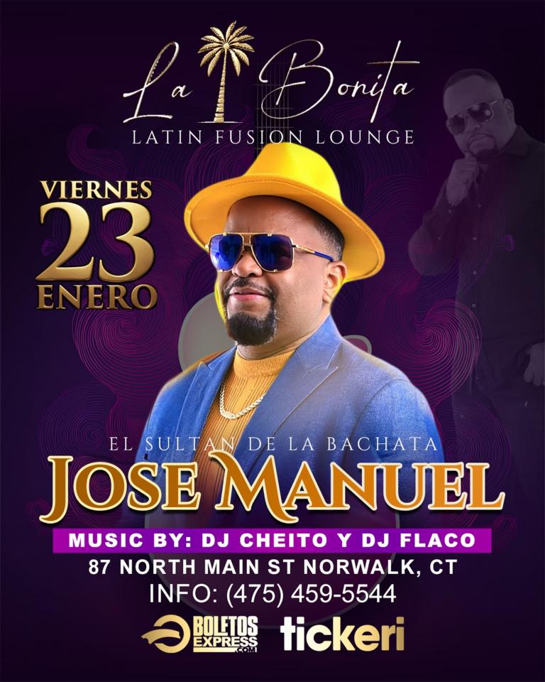 Buy tickets for JOSE MANUEL “EL SULTAN DE LA BACHATA” JOSE MANUEL “EL SULTAN DE LA BACHATA”
