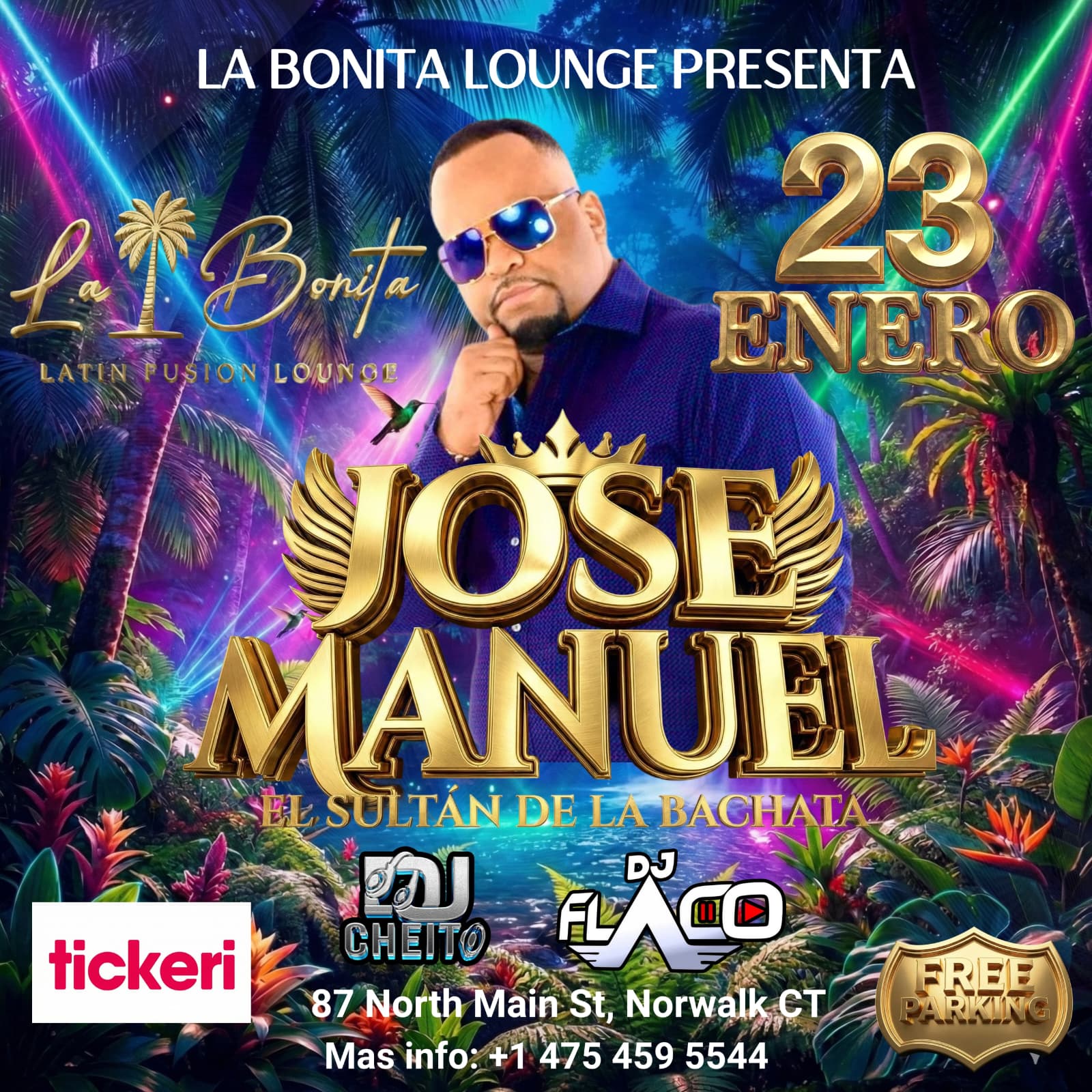 Buy tickets for JOSE MANUEL “EL SULTAN DE LA BACHATA” JOSE MANUEL “EL SULTAN DE LA BACHATA”