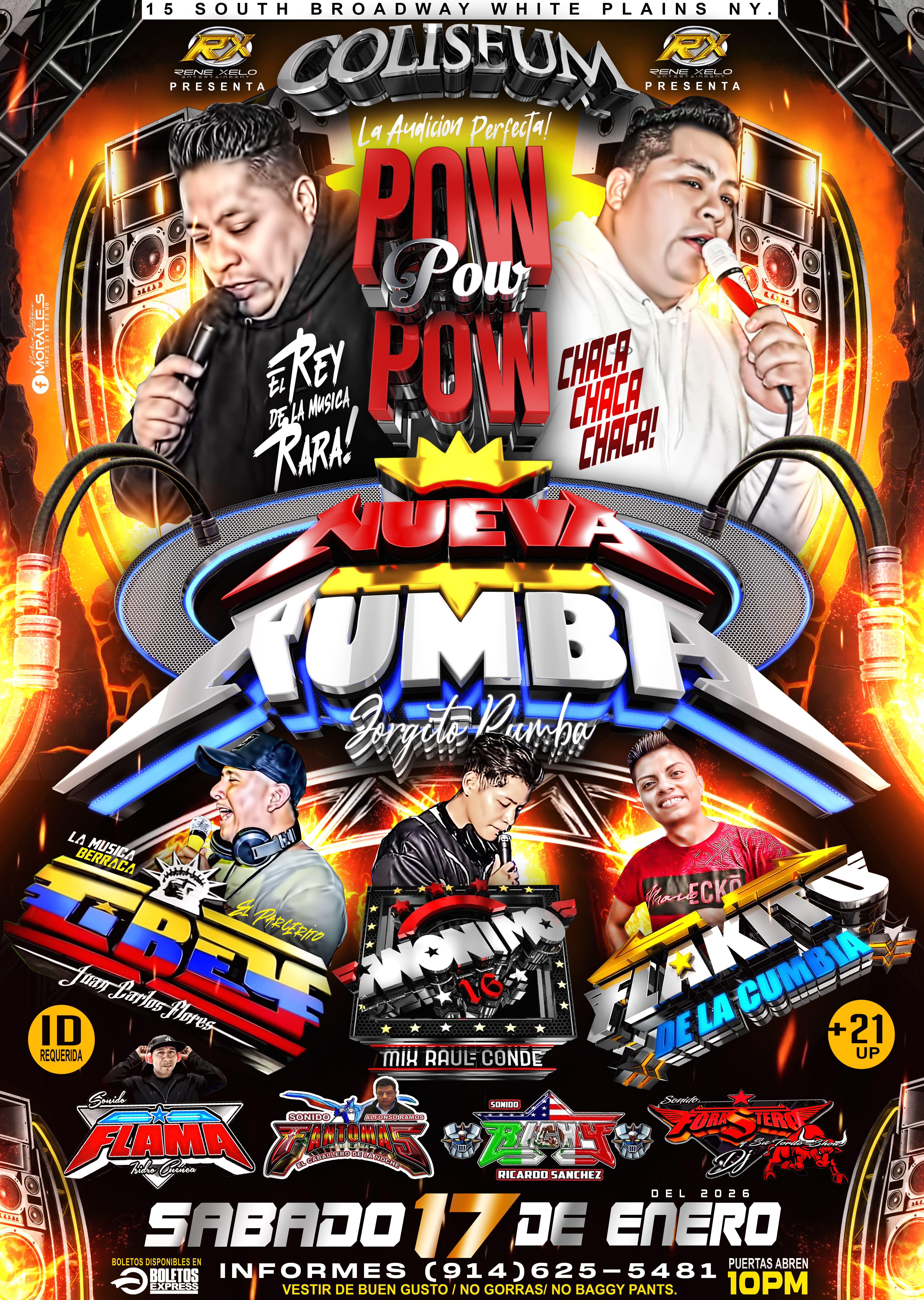 Buy tickets for NUEVA RUMBA, SONIDO CIBEY, ANONIMO, FLAKITO DE LA CUMBIA & MAS NUEVA RUMBA, SONIDO CIBEY, ANONIMO, FLAKITO DE LA CUMBIA & MAS