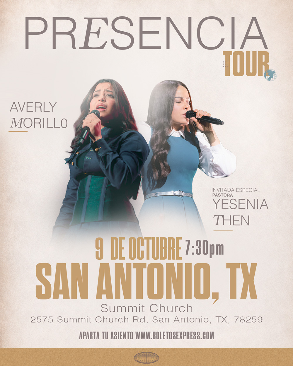 Buy tickets for AVERLY MORILLO - PRESENCIA TOUR AVERLY MORILLO - PRESENCIA TOUR