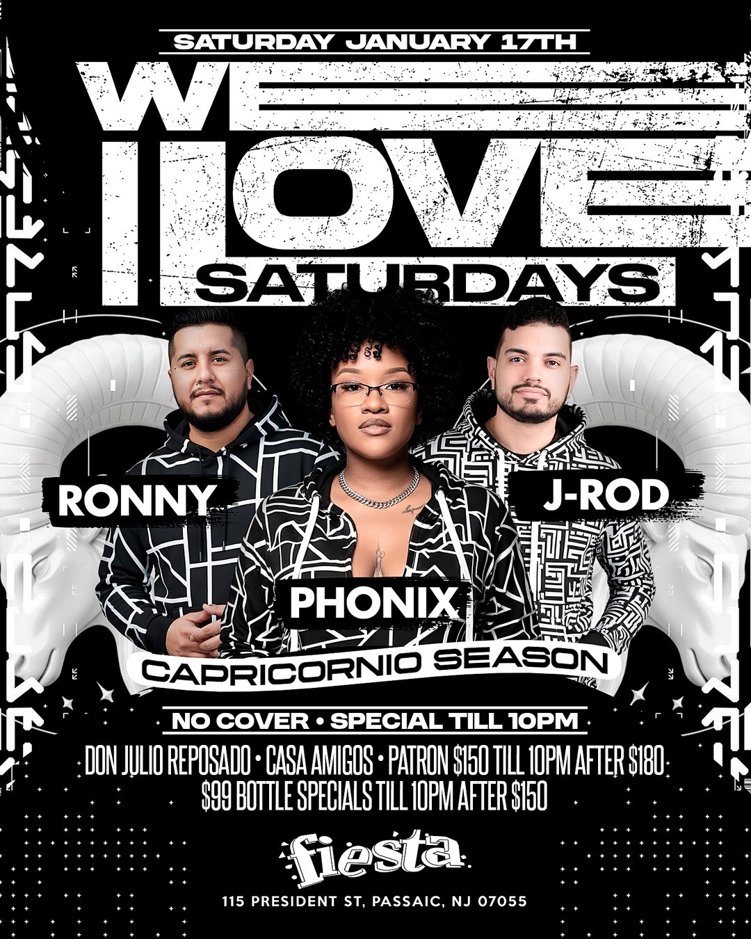 Buy tickets for WE LOVE SATURDAY - CAPRICORNIO SEASON WE LOVE SATURDAY - CAPRICORNIO SEASON