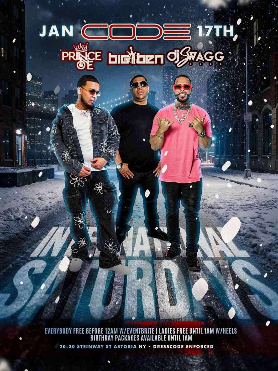 Buy tickets for CODE Astoria Saturdays – International Saturdays | Astoria NY CODE Astoria Saturdays – International Saturdays | Astoria NY