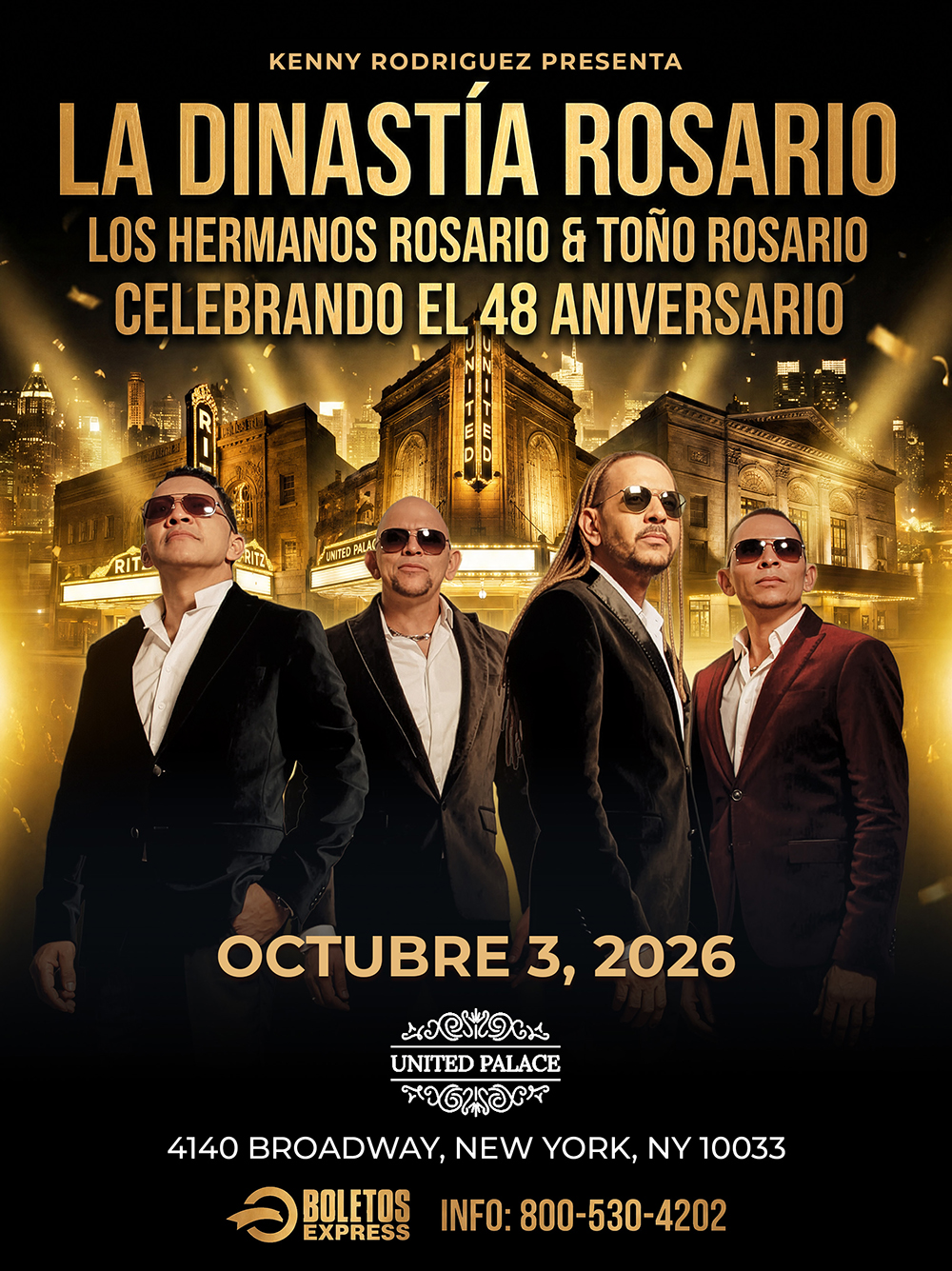 Buy tickets for LA DINASTIA ROSARIO - NEW YORK LA DINASTIA ROSARIO - NEW YORK