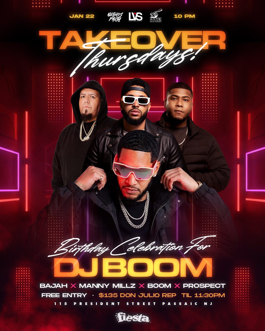 Buy tickets for TAKEOVER THURSDAY - BIRTHDAY CELEBRATION FOR DJ BOOM TAKEOVER THURSDAY - BIRTHDAY CELEBRATION FOR DJ BOOM