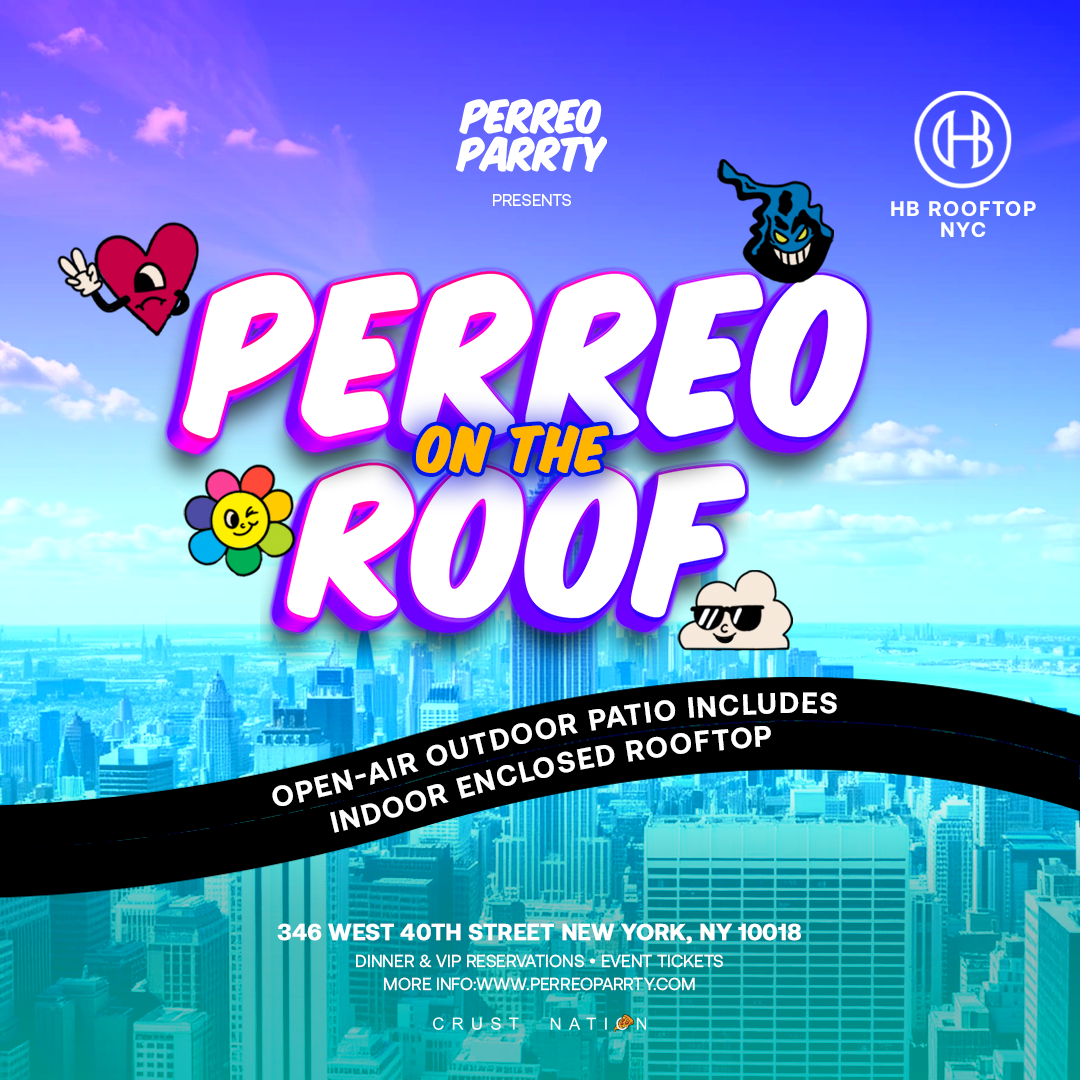 Buy tickets for Perreo on the Roof - Latin & Reggaeton Rooftop Dance Party NYC Perreo on the Roof - Latin & Reggaeton Rooftop Dance Party NYC