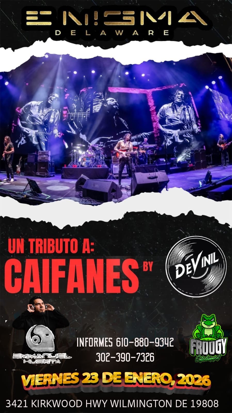 Buy tickets for UN TRIBUTO A CAIFANES BY DEVINIL UN TRIBUTO A CAIFANES BY DEVINIL