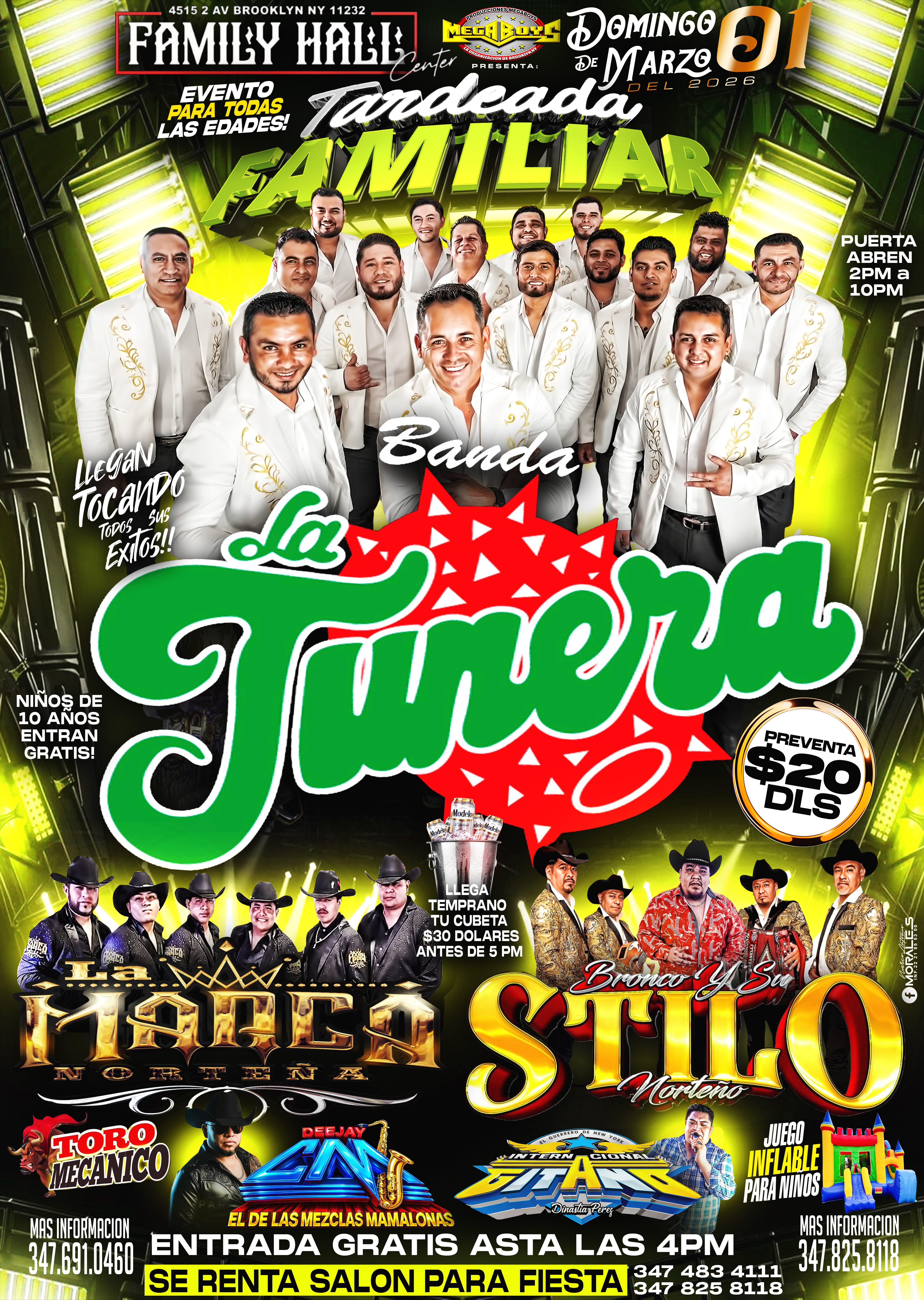 Buy tickets for LA TUNERA | LA MANCA NORTEÑA | STILO NORTEÑO LA TUNERA | LA MANCA NORTEÑA | STILO NORTEÑO