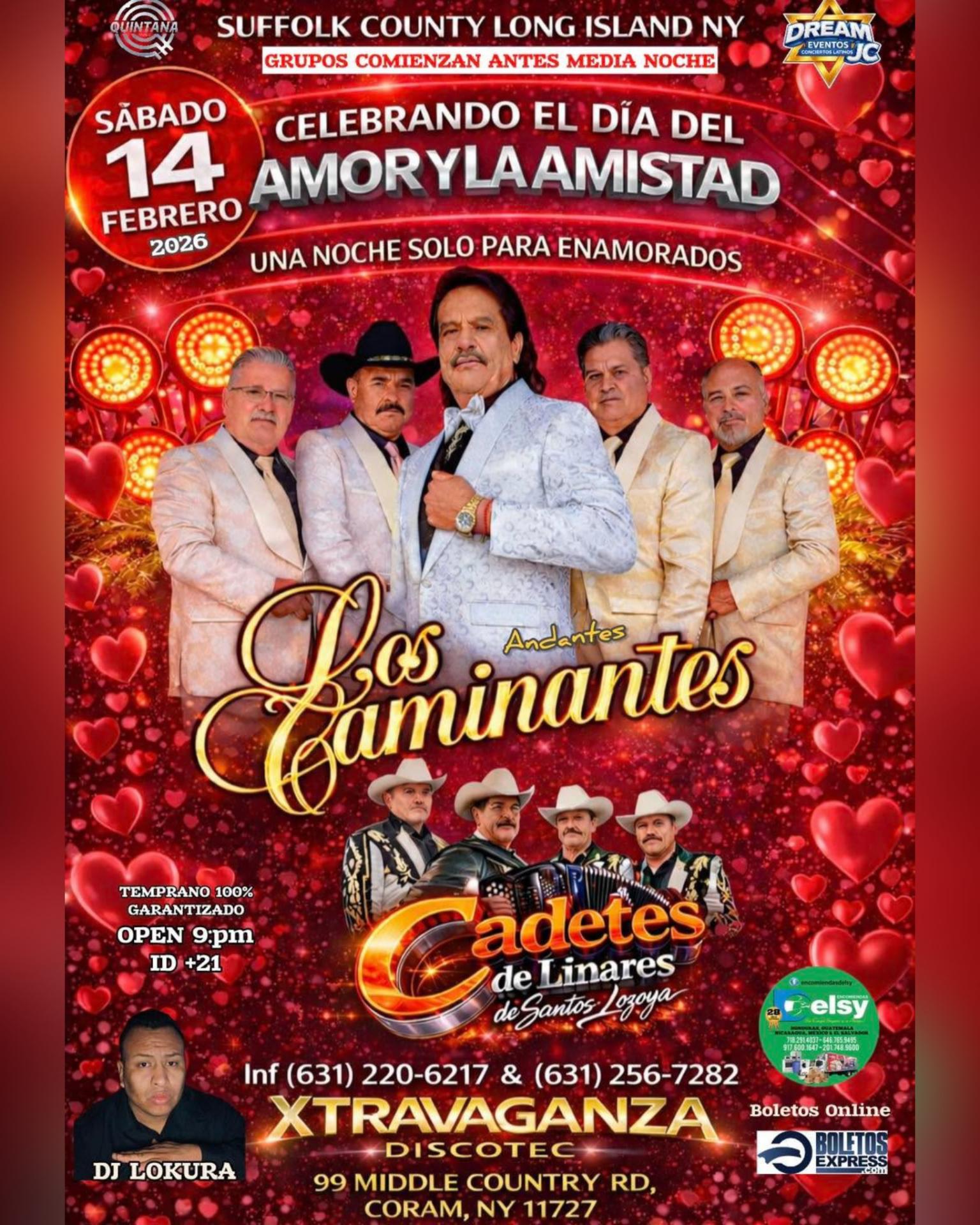 Los Caminantes 🎥AndantesLive vs Cadetes de Linares / Coram Long island NY / Sab 14 Febrero d