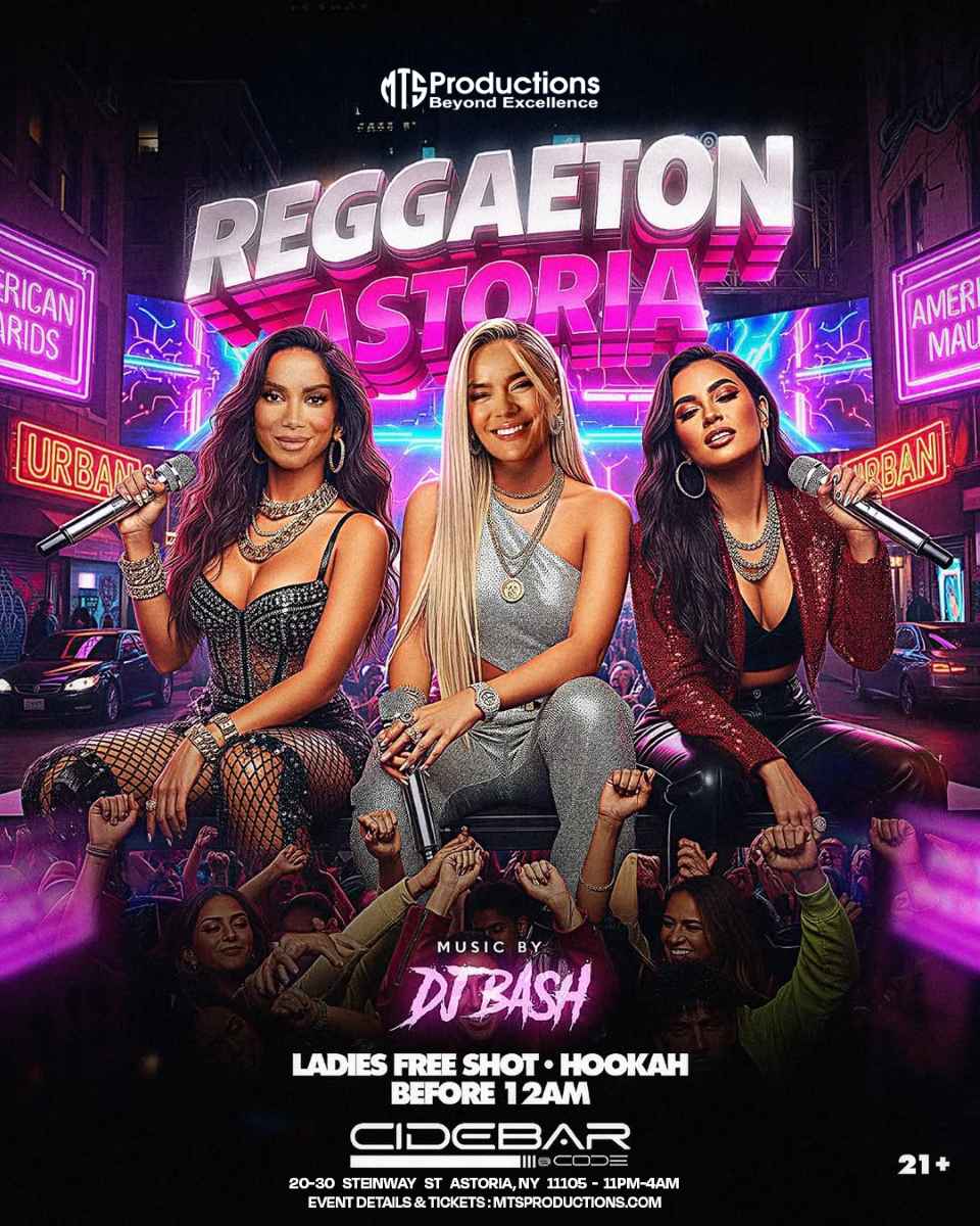 Reggaeton Astoria | Fridays at CideBar – NYC Dance Party – Feb 6th
