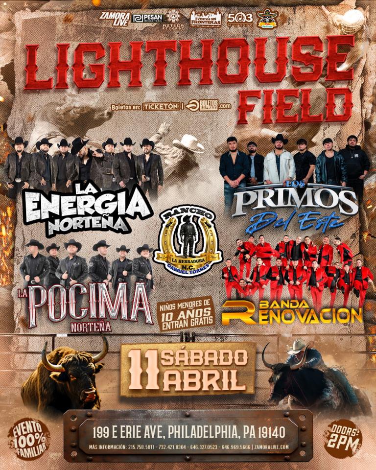 Buy tickets for LA ENERGIA NORTEÑA • PRIMOS DEL ESTE • PÓCIMA NORTEÑA • BANDA RENOVACIÓN • LA ENERGIA NORTEÑA • PRIMOS DEL ESTE • PÓCIMA NORTEÑA • BANDA RENOVACIÓN •