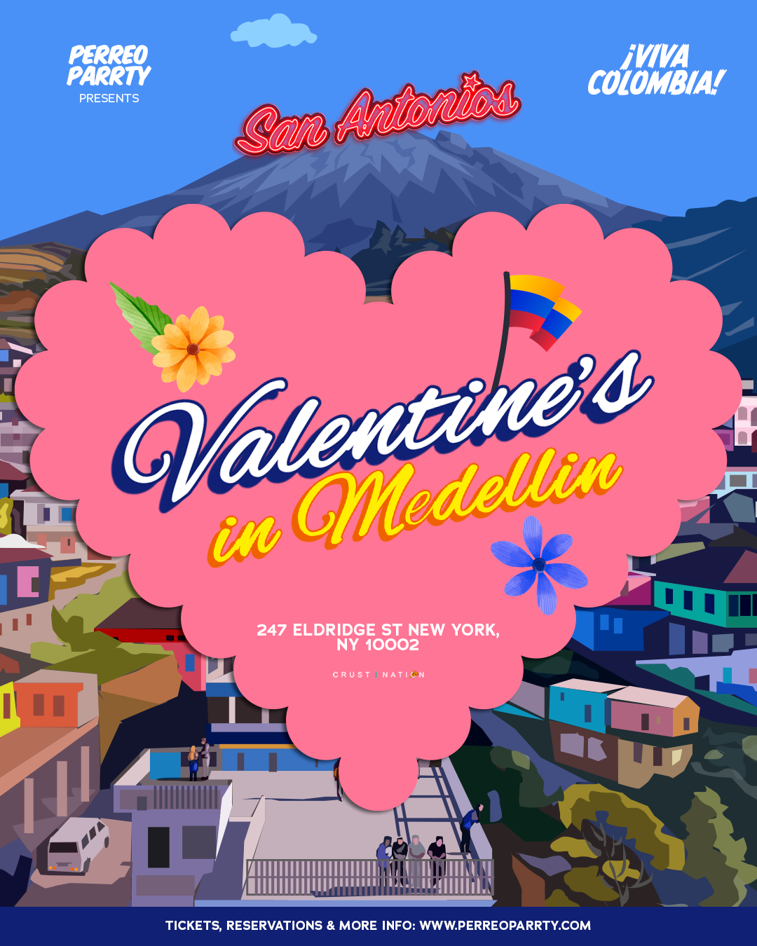 Buy tickets for Valentine's Day in Medellin - Latin & Reggaeton Party @ San Antonios LES Valentine's Day in Medellin - Latin & Reggaeton Party @ San Antonios LES