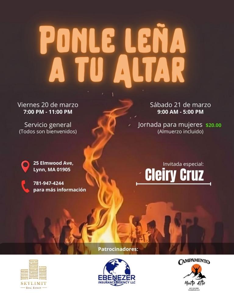 Buy tickets for PONLE LENA A TU ALTAR - JORNADA PARA MUJERES PONLE LENA A TU ALTAR - JORNADA PARA MUJERES