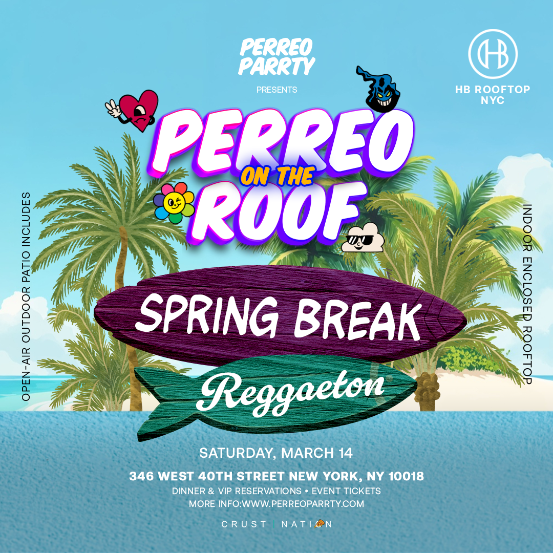 Spring Break Reggaeton Rooftop - Latin Party Midtown NYC