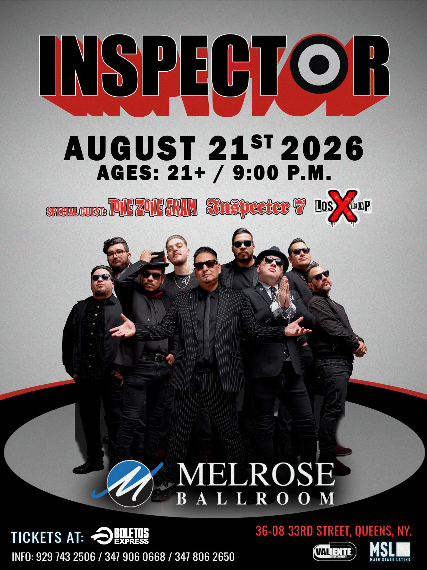 Buy tickets for INSPECTOR INSPECTOR