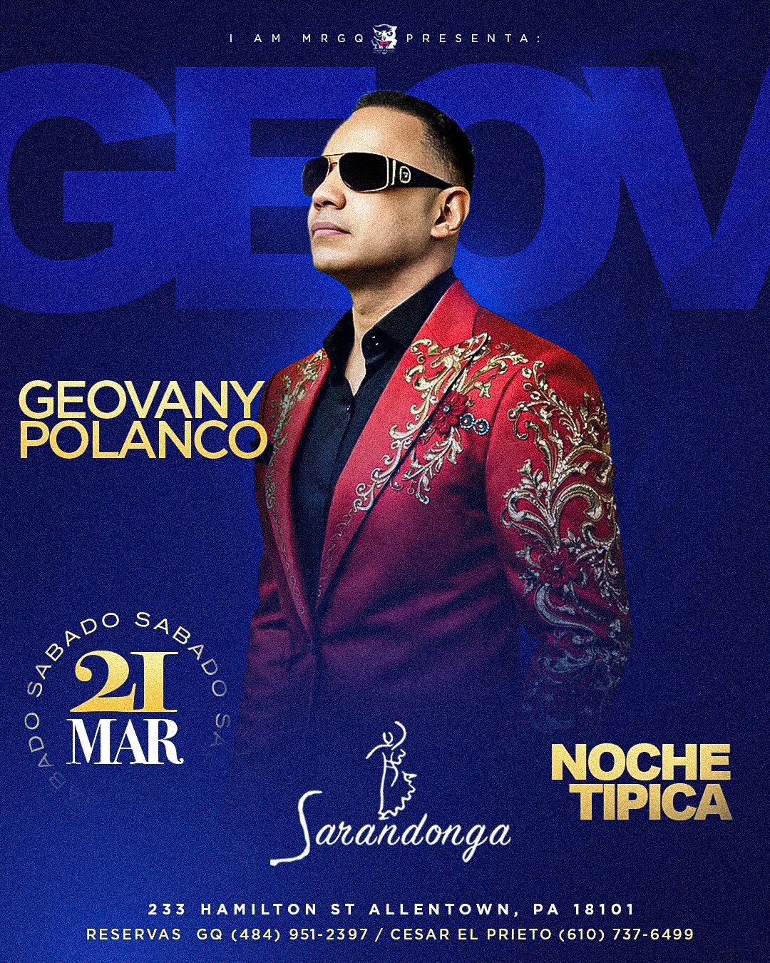 Buy tickets for YOVANNY POLANCO YOVANNY POLANCO