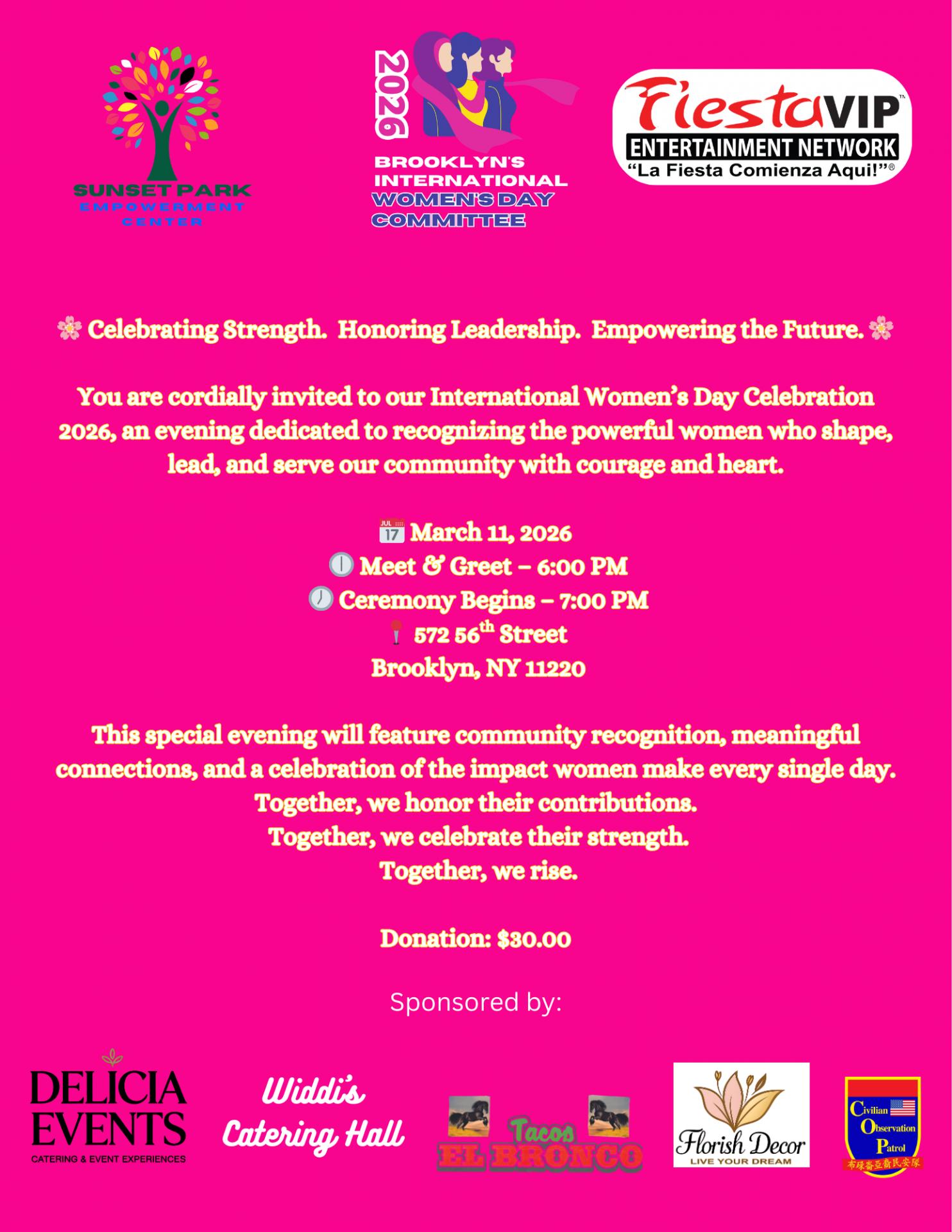 Buy tickets for International Women's Day Celebration International Women's Day Celebration