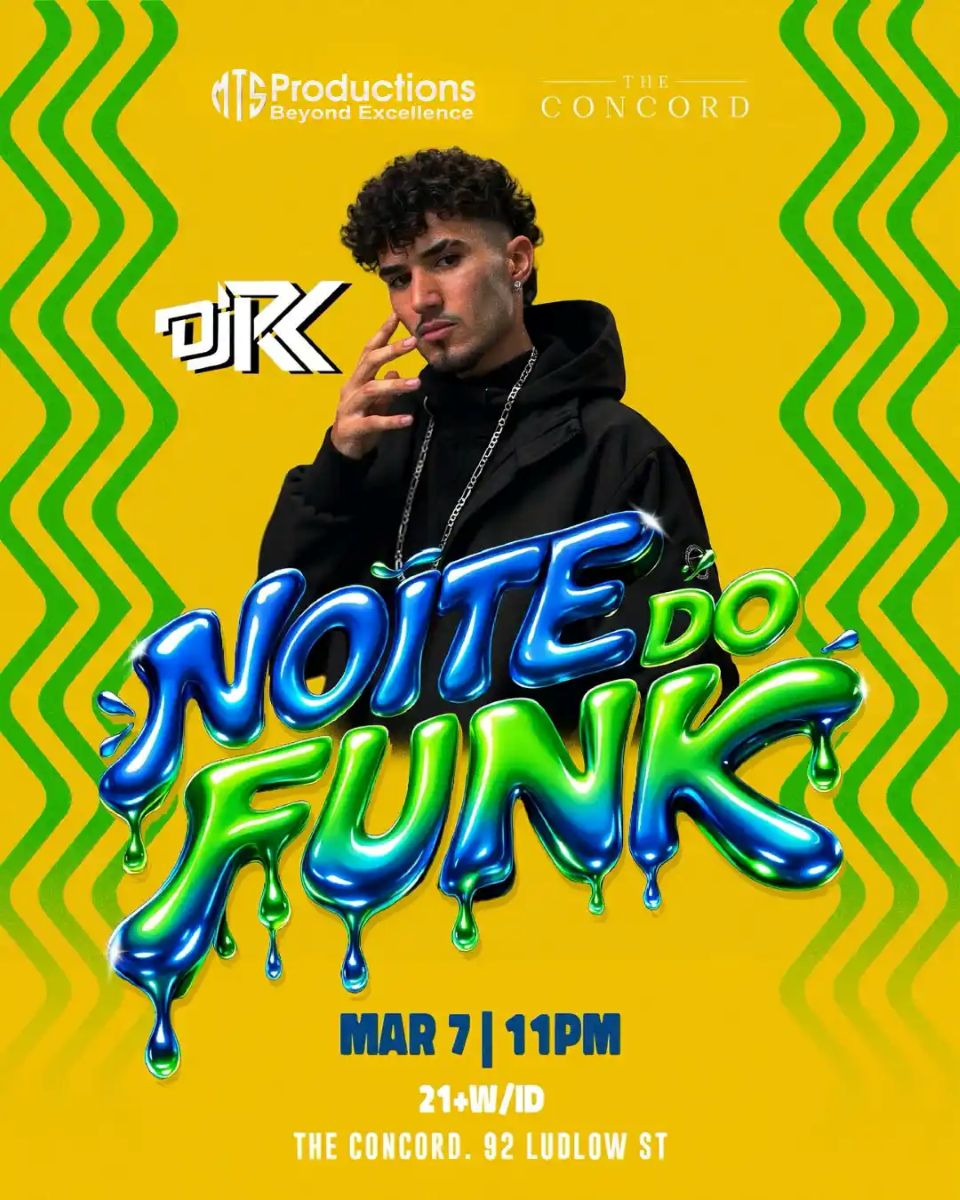 Experience Noite do Funk NYC on Saturday, March 7 in the Lower East Side