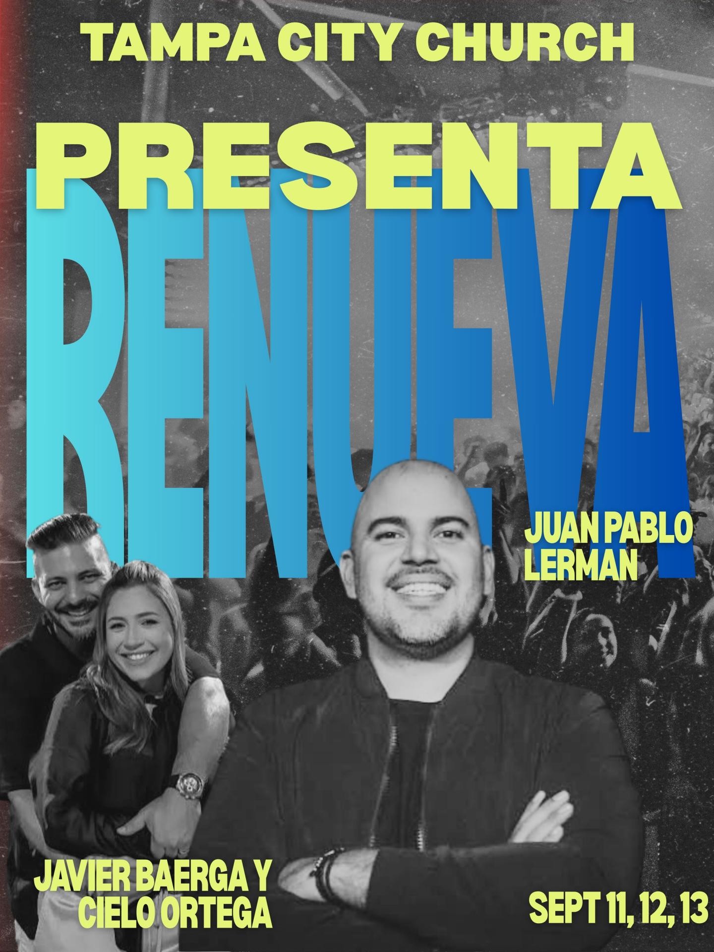 Buy tickets for RENUEVA - 11, 12 y 13 DE SEPTIEMBRE (Costo de entrada cubre los 3 dias) RENUEVA - 11, 12 y 13 DE SEPTIEMBRE (Costo de entrada cubre los 3 dias)