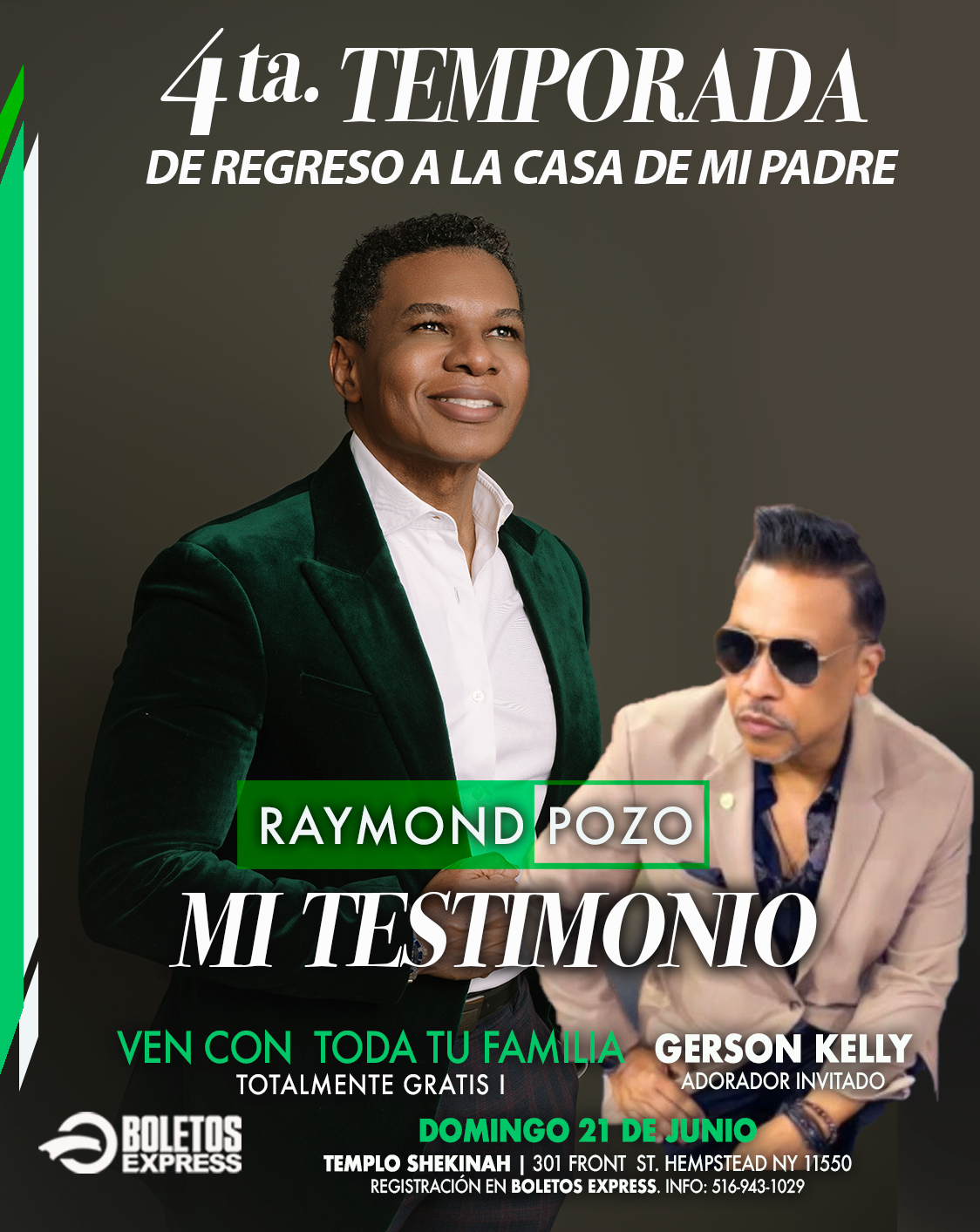 Buy tickets for RAYMOND POZO - MI EXPERIENCIA INVITADO GERSON KELLY RAYMOND POZO - MI EXPERIENCIA INVITADO GERSON KELLY