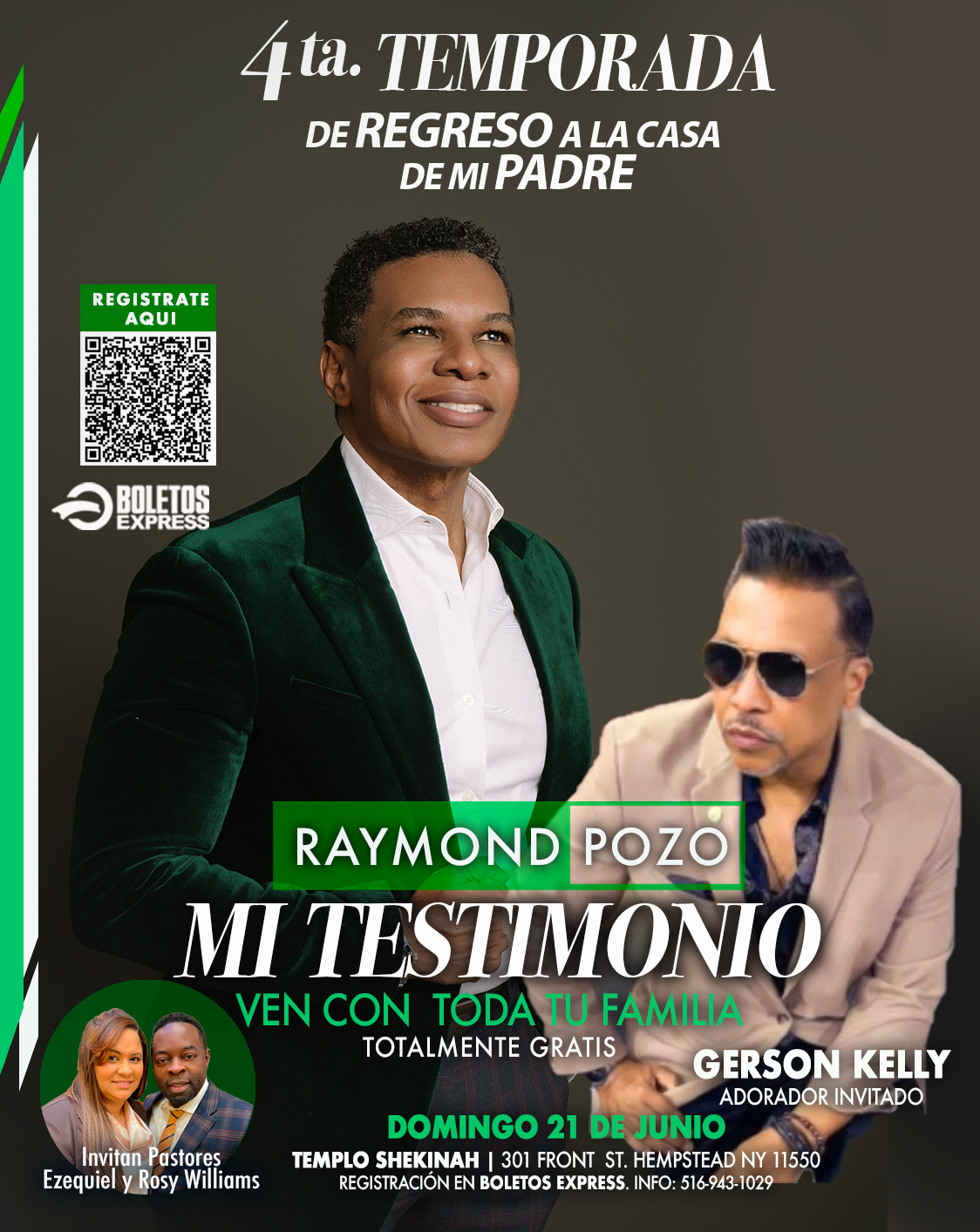 Buy tickets for RAYMOND POZO - MI EXPERIENCIA INVITADO GERSON KELLY RAYMOND POZO - MI EXPERIENCIA INVITADO GERSON KELLY