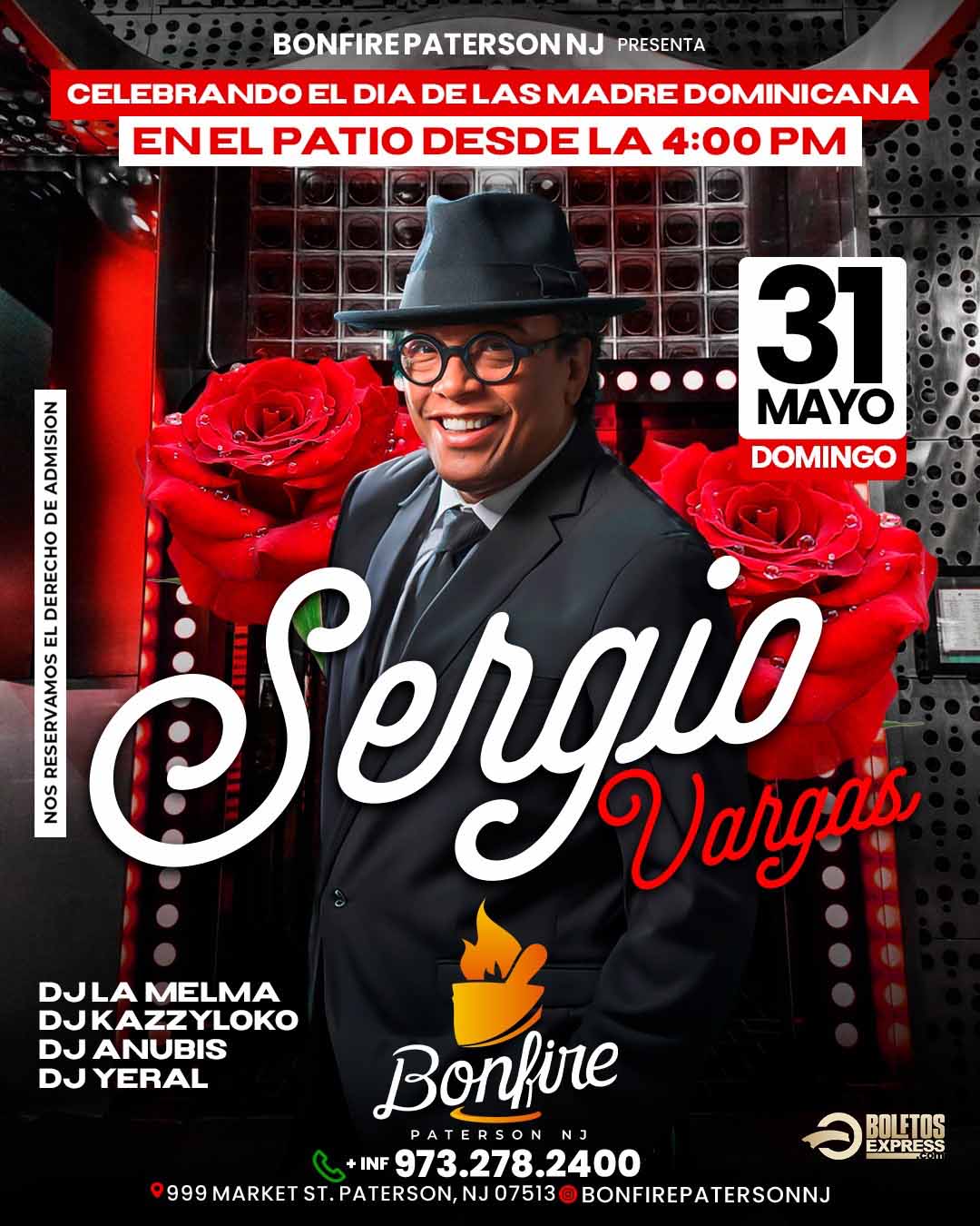 Buy tickets for Sergio Vargas Sergio Vargas
