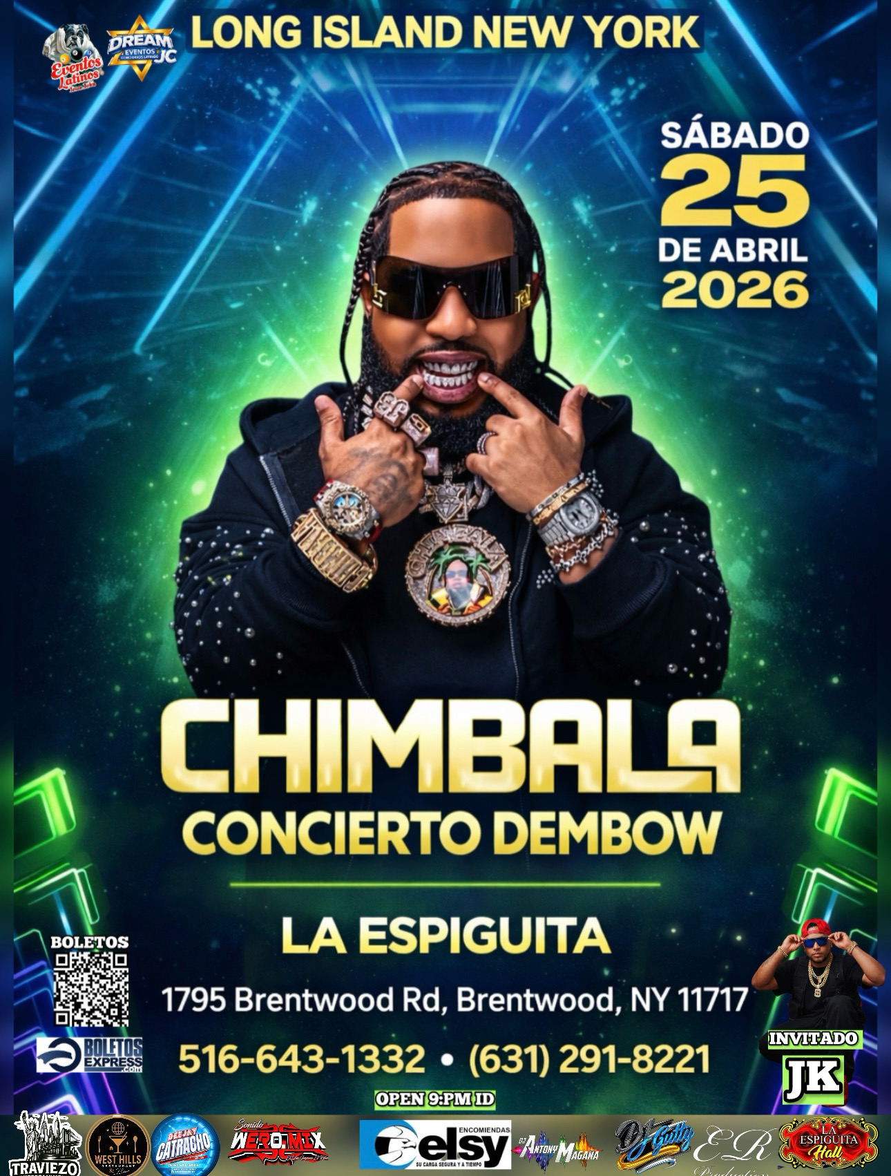 Buy tickets for Chimbala / Concierto Dembow / Sabado 25 Abril / Brentwood Long Island NY Chimbala / Concierto Dembow / Sabado 25 Abril / Brentwood Long Island NY
