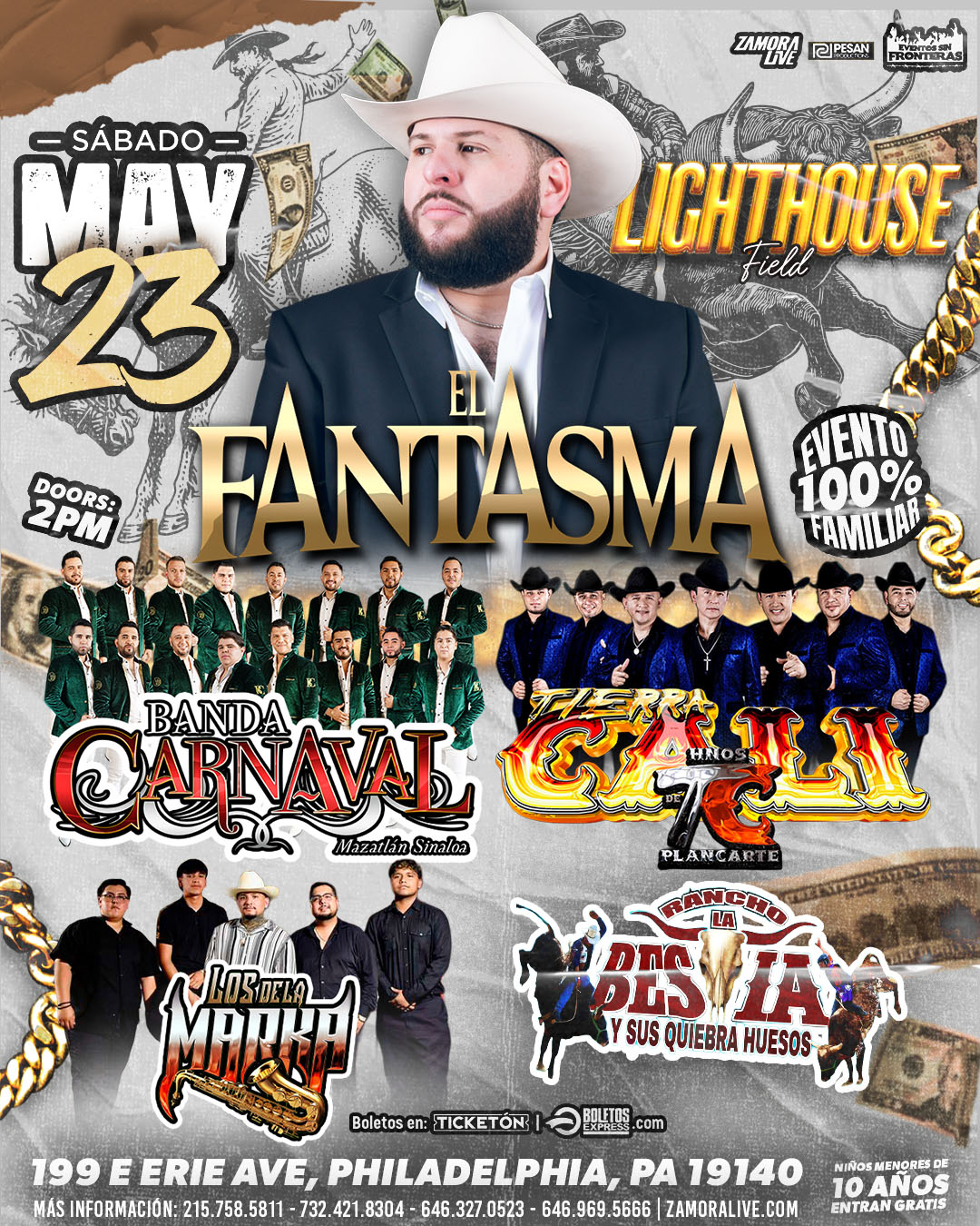 Buy tickets for EL FANTASMA EN LIGHTHOUSE FIELD EL FANTASMA EN LIGHTHOUSE FIELD