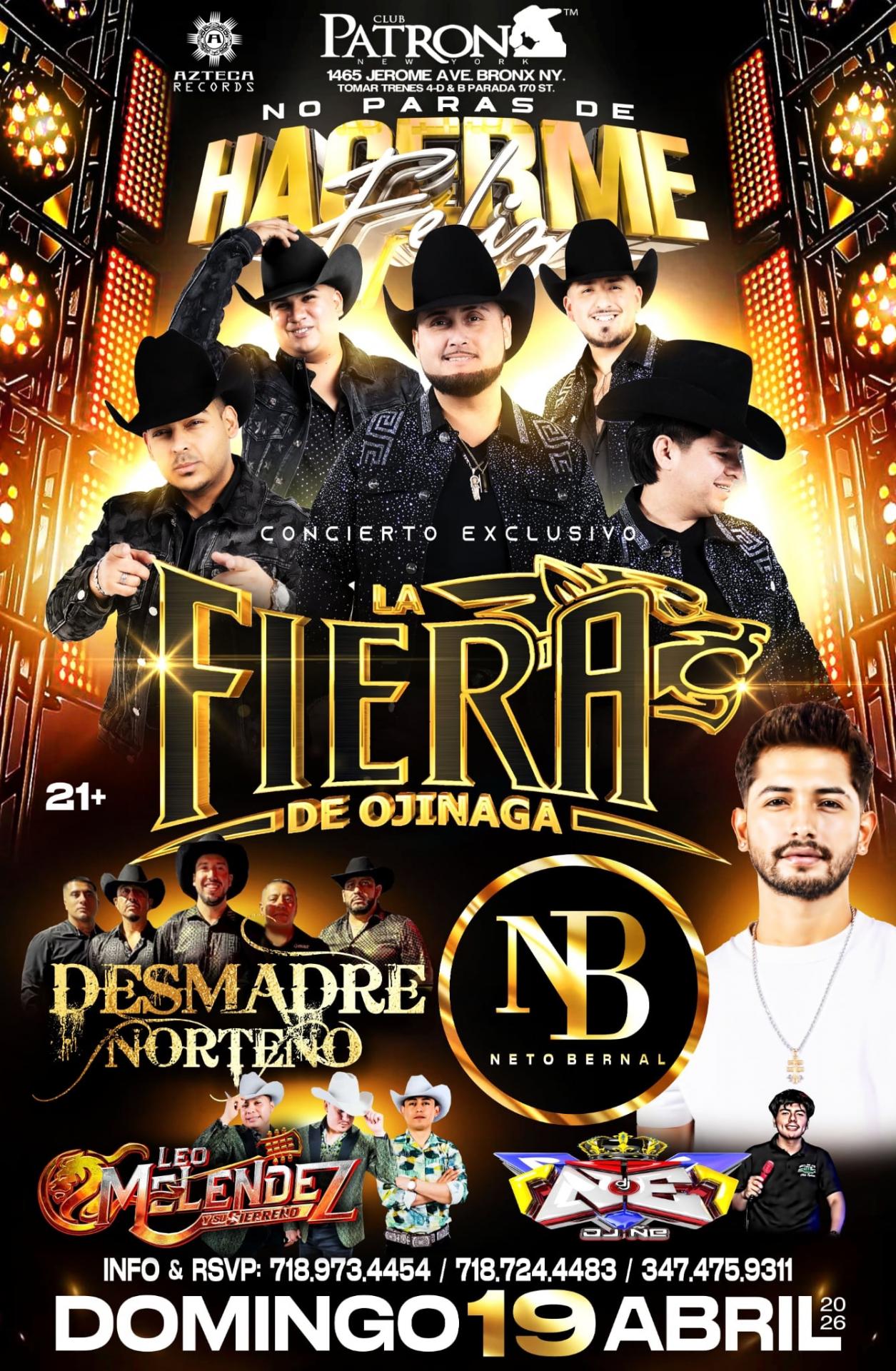 Buy tickets for LA FIERA DE OJINAGA | DESMADRE NORTEÑO & LEO MELENDEZ LA FIERA DE OJINAGA | DESMADRE NORTEÑO & LEO MELENDEZ
