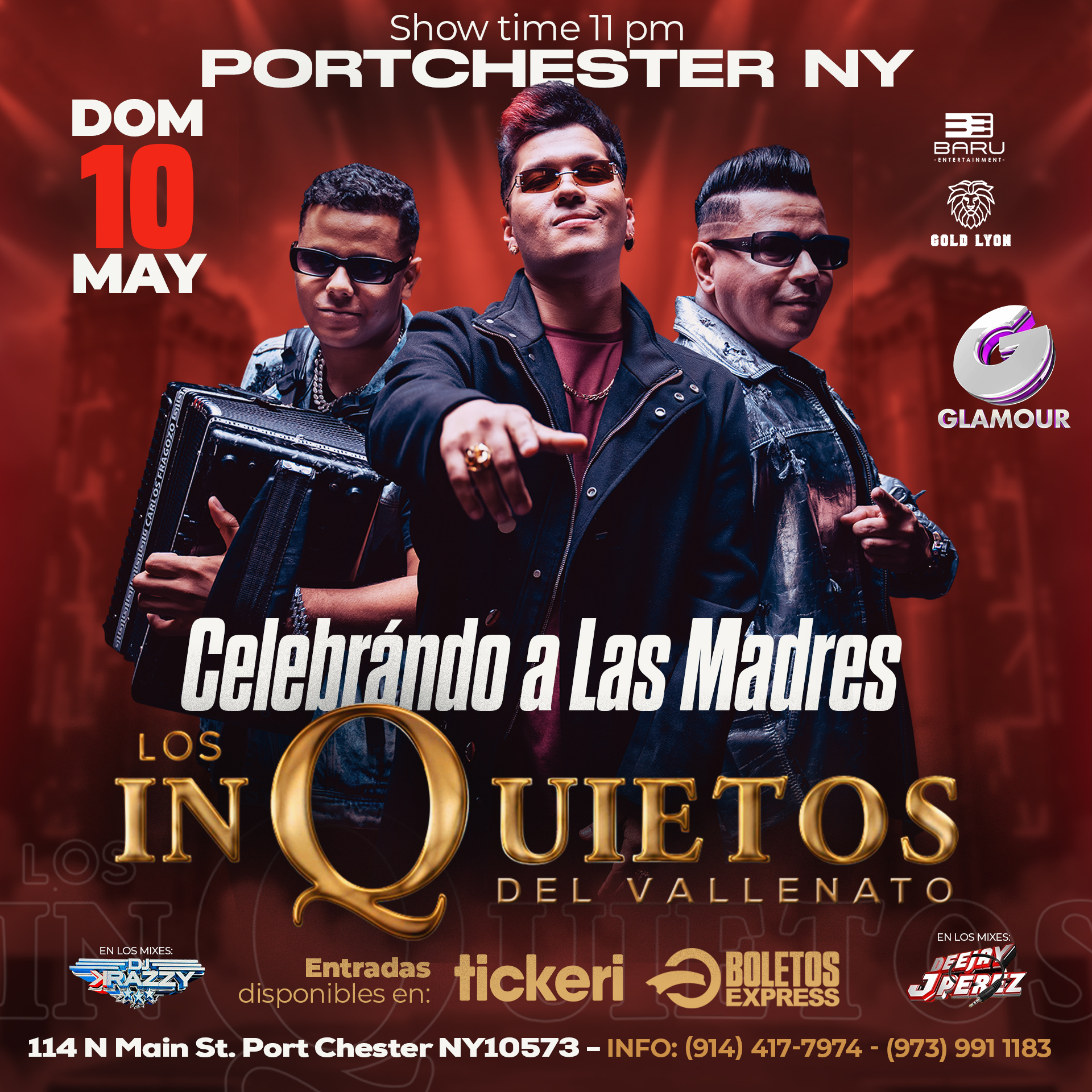 Buy tickets for Los Inquietos del Vallenato | Port Chester, NY Los Inquietos del Vallenato | Port Chester, NY