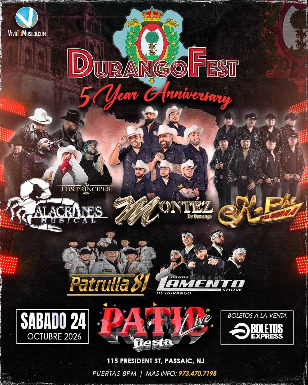Buy tickets for DURANGO FEST. 5 YEARS ANNIVERSARY DURANGO FEST. 5 YEARS ANNIVERSARY