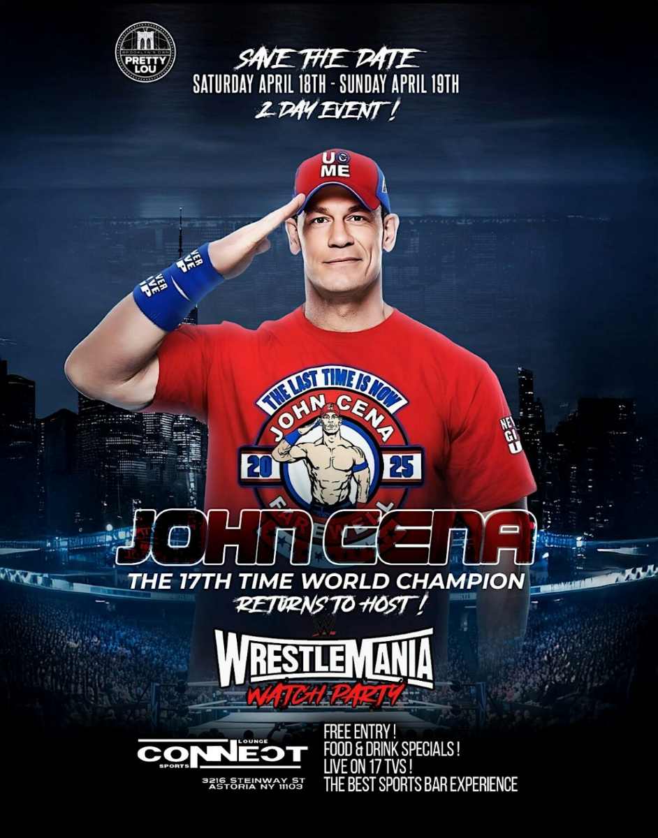 Watch WrestleMania NYC – Saturday April 18 Watch Party in Astoria