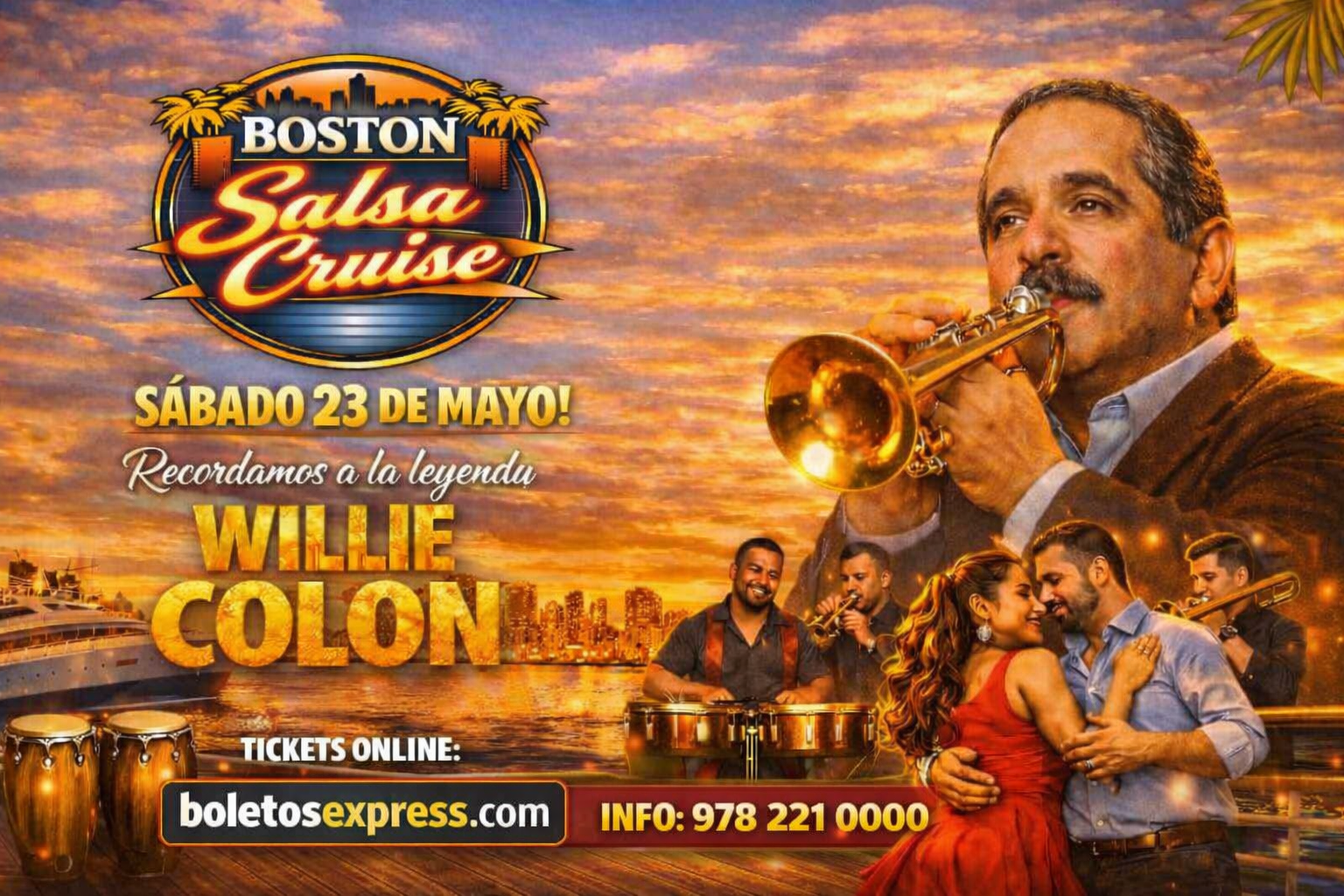 Buy tickets for BOSTON SALSA CRUISE BOSTON SALSA CRUISE