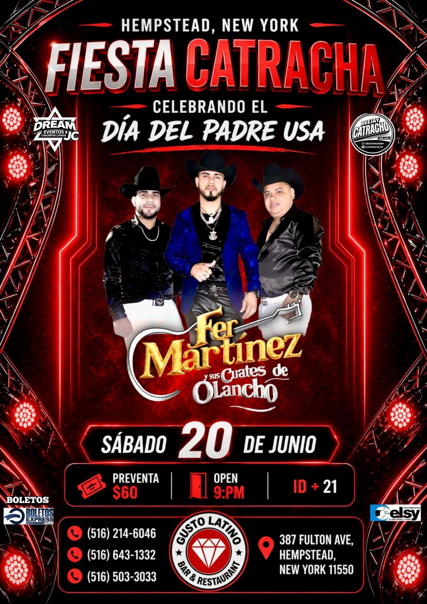 Buy tickets for FER MARTINEZ Y SUS CUATES DE OLANCHO FER MARTINEZ Y SUS CUATES DE OLANCHO