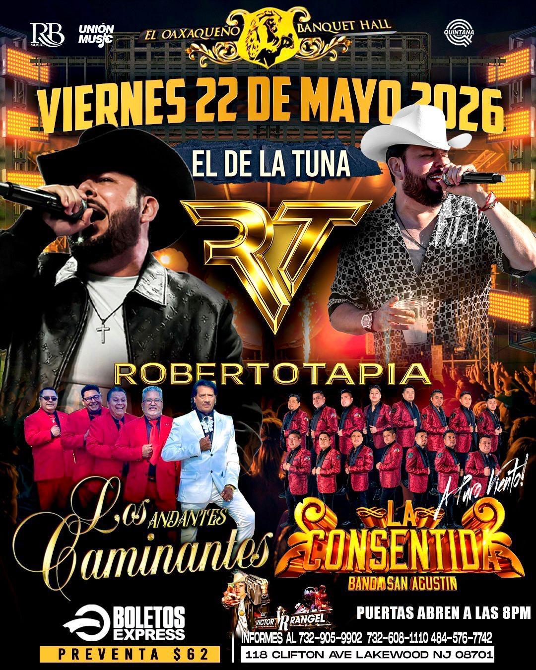 Buy tickets for ROBERTO TAPIA | LOS ANDANTES CAMINANTES & LA CONSENTIDA ROBERTO TAPIA | LOS ANDANTES CAMINANTES & LA CONSENTIDA