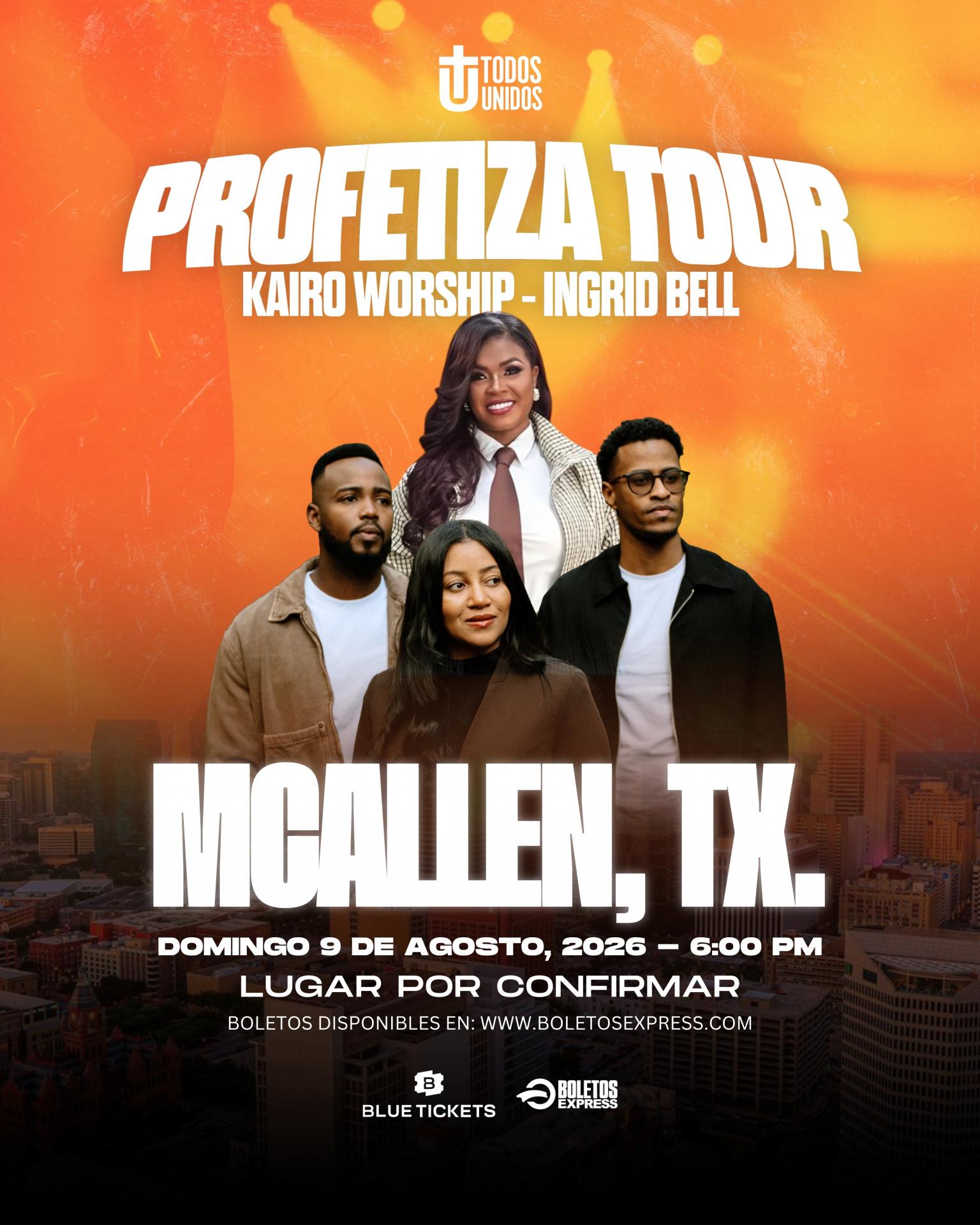 Buy tickets for PROFETIZA TOUR - MCALLEN, TX. PROFETIZA TOUR - MCALLEN, TX.