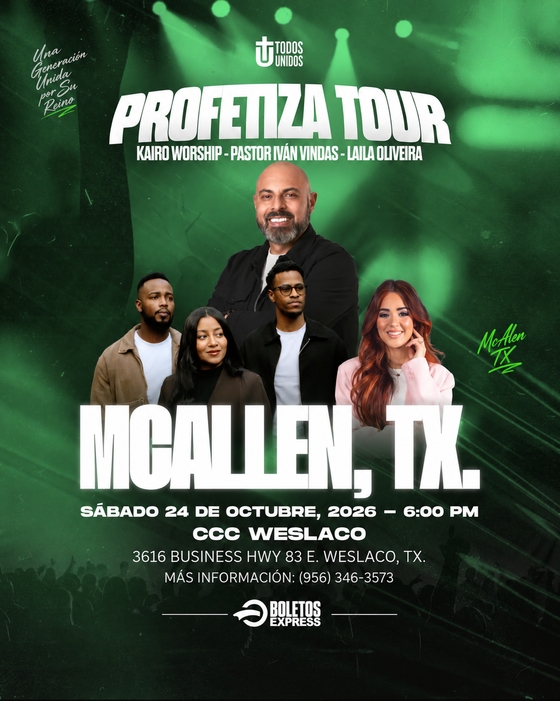 Buy tickets for PROFETIZA TOUR - MCALLEN, TX PROFETIZA TOUR - MCALLEN, TX
