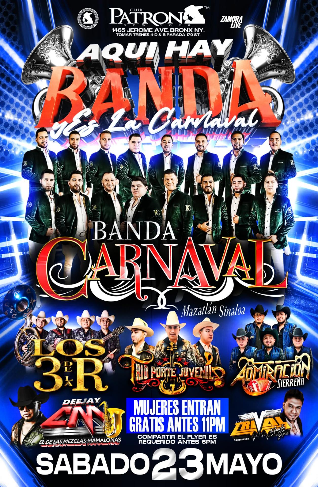 Buy tickets for BANDA CARNAVAL BANDA CARNAVAL