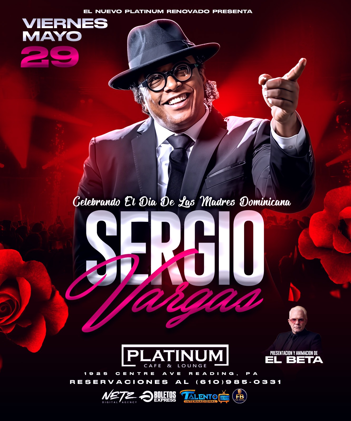 Buy tickets for SERGIO VARGAS SERGIO VARGAS