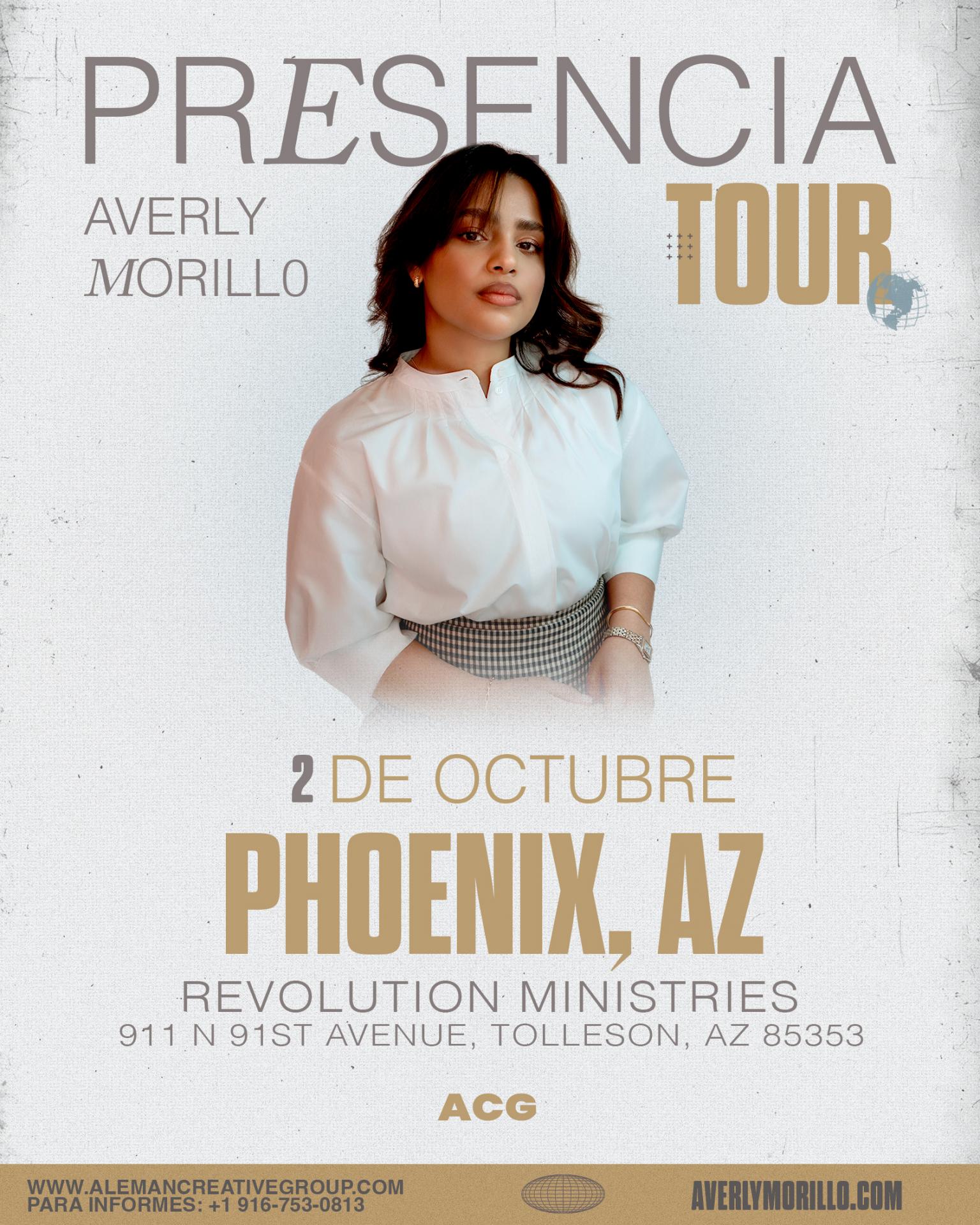 Buy tickets for AVERLY MORILLO | PHOENIX, AZ AVERLY MORILLO | PHOENIX, AZ