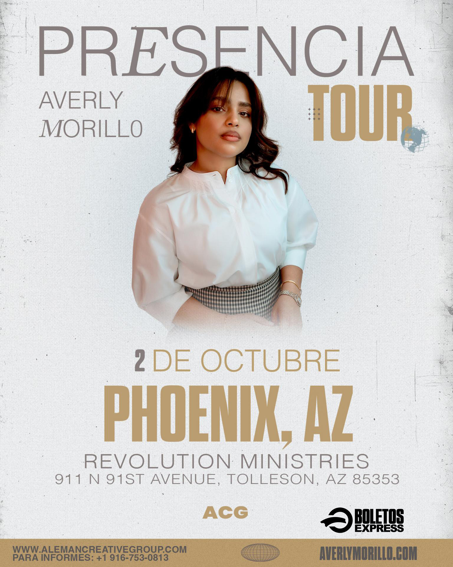 Buy tickets for AVERLY MORILLO | PHOENIX, AZ AVERLY MORILLO | PHOENIX, AZ