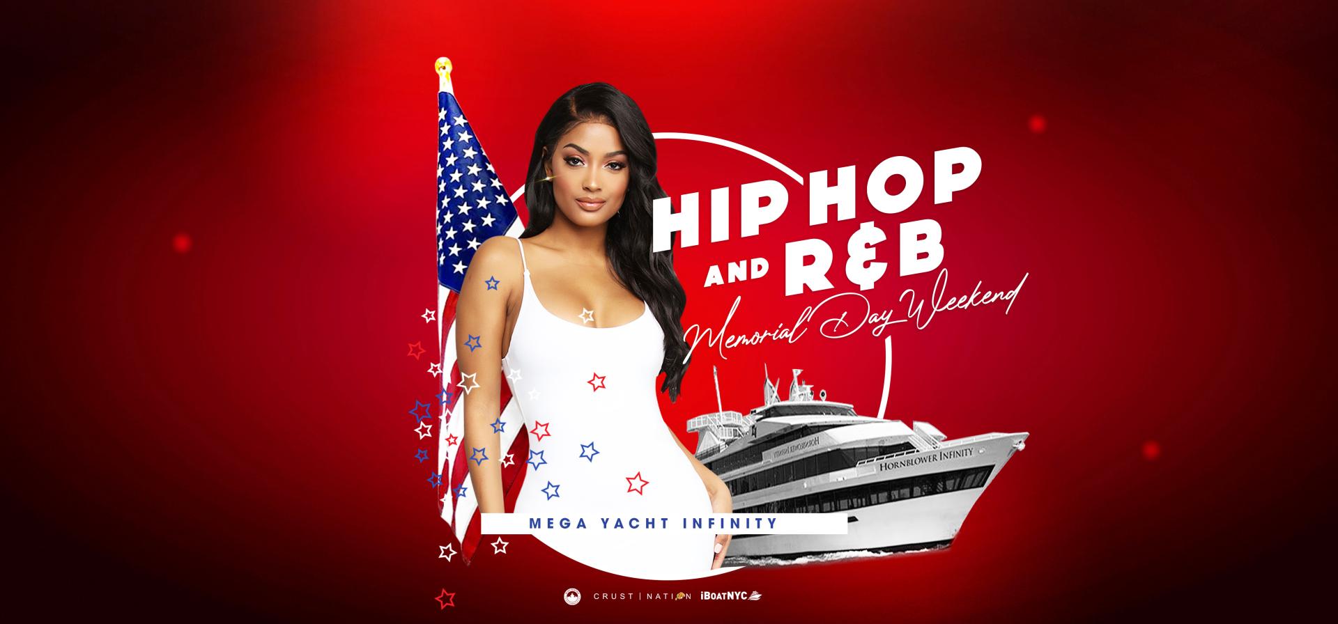 #1 Hip Hop & R&B Memorial Day Boat Party Cruise NYC