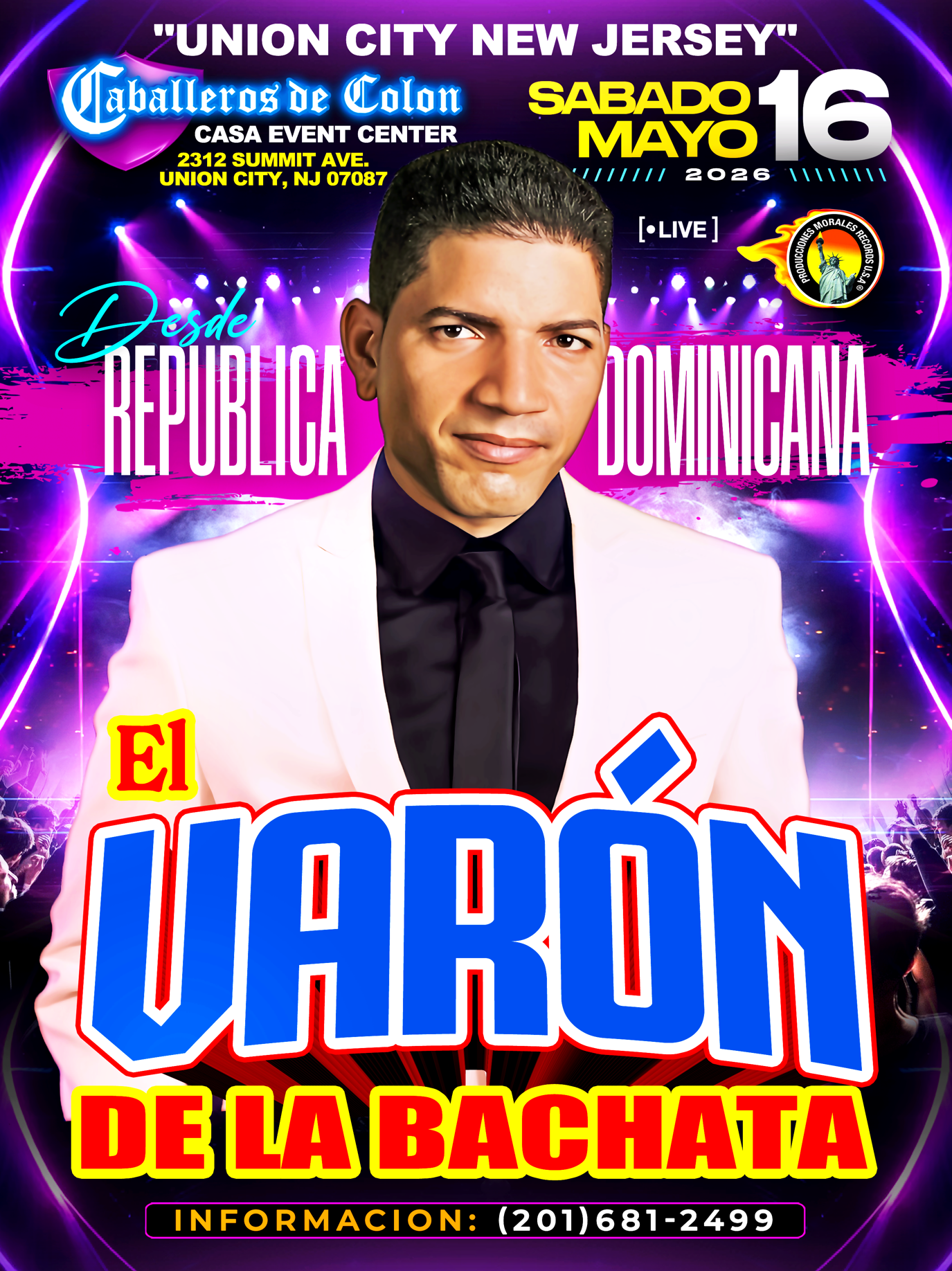Buy tickets for EL VARON DE LA BACHATA EL VARON DE LA BACHATA