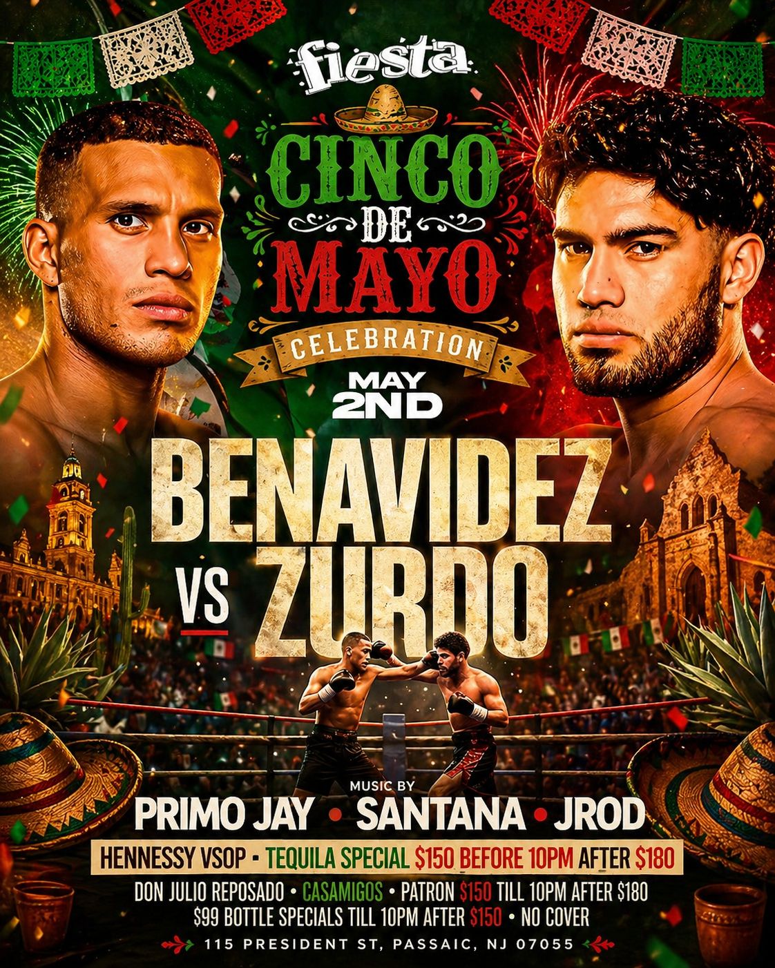 CINCO DE MAYO CELEBRATION - BENAVIDEZ VS ZURDO