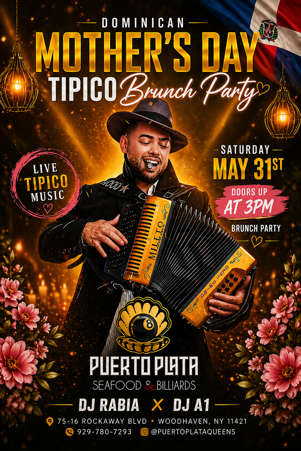 Buy tickets for DOMINICAN MOTHER'S DAY TIPICO BRUNCH DOMINICAN MOTHER'S DAY TIPICO BRUNCH