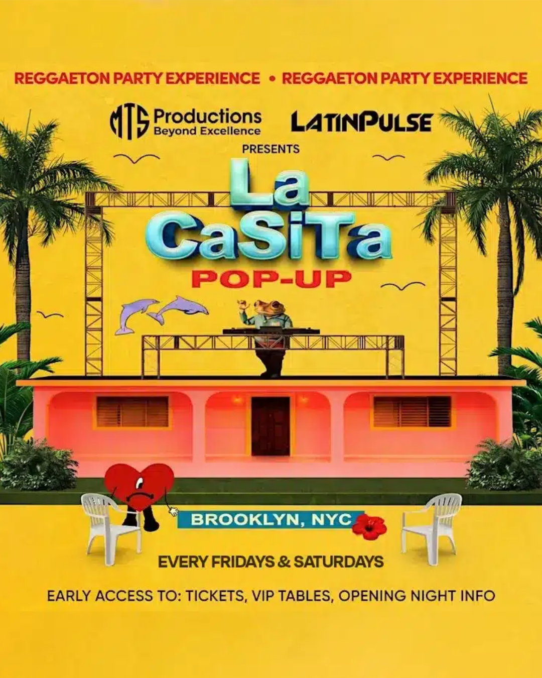 Bad Bunny Immersive Experience NYC | Brooklyn Reggaeton Party