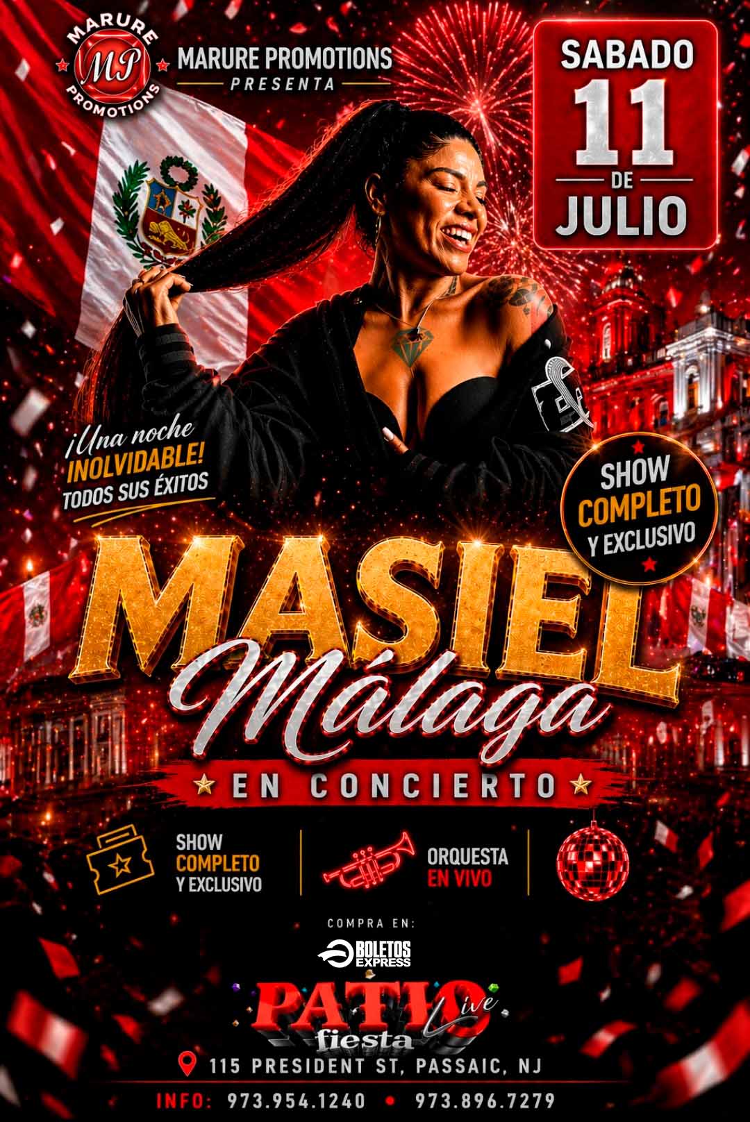 Buy tickets for MASIEL MALAGA EN CONCIERTO MASIEL MALAGA EN CONCIERTO
