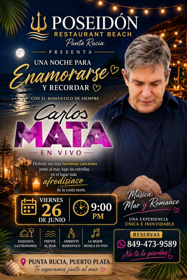 Buy tickets for Carlos Mata en concierto Carlos Mata en concierto