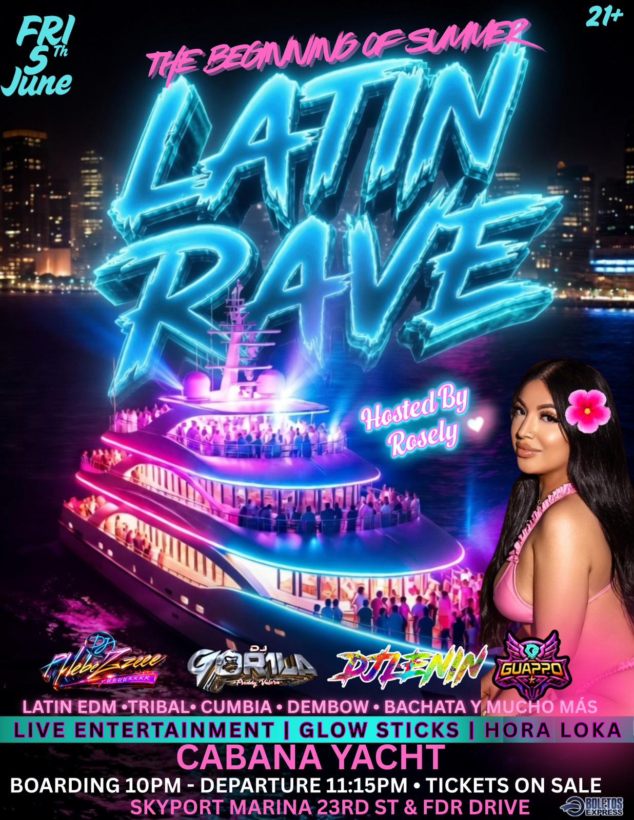 LATIN RAVE ON WATER
