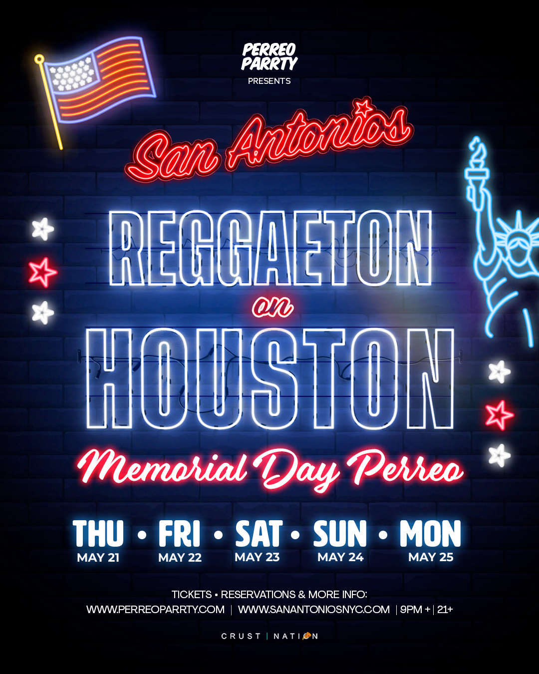 Reggaeton on Houston - Memorial Day Perreo Party